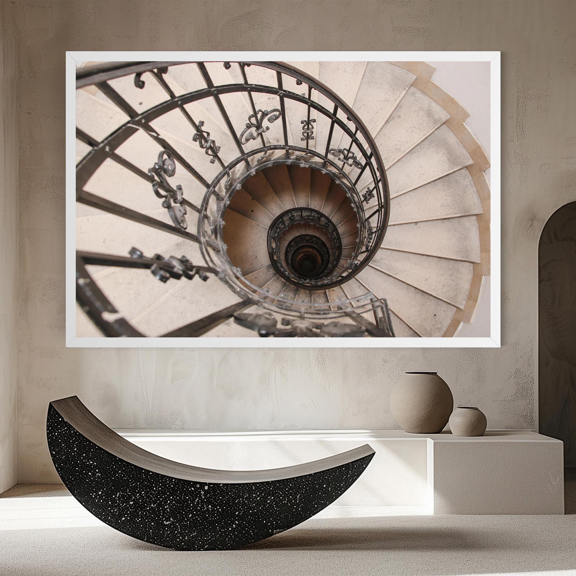 Tablou Canvas Old House Stairs mockup 8