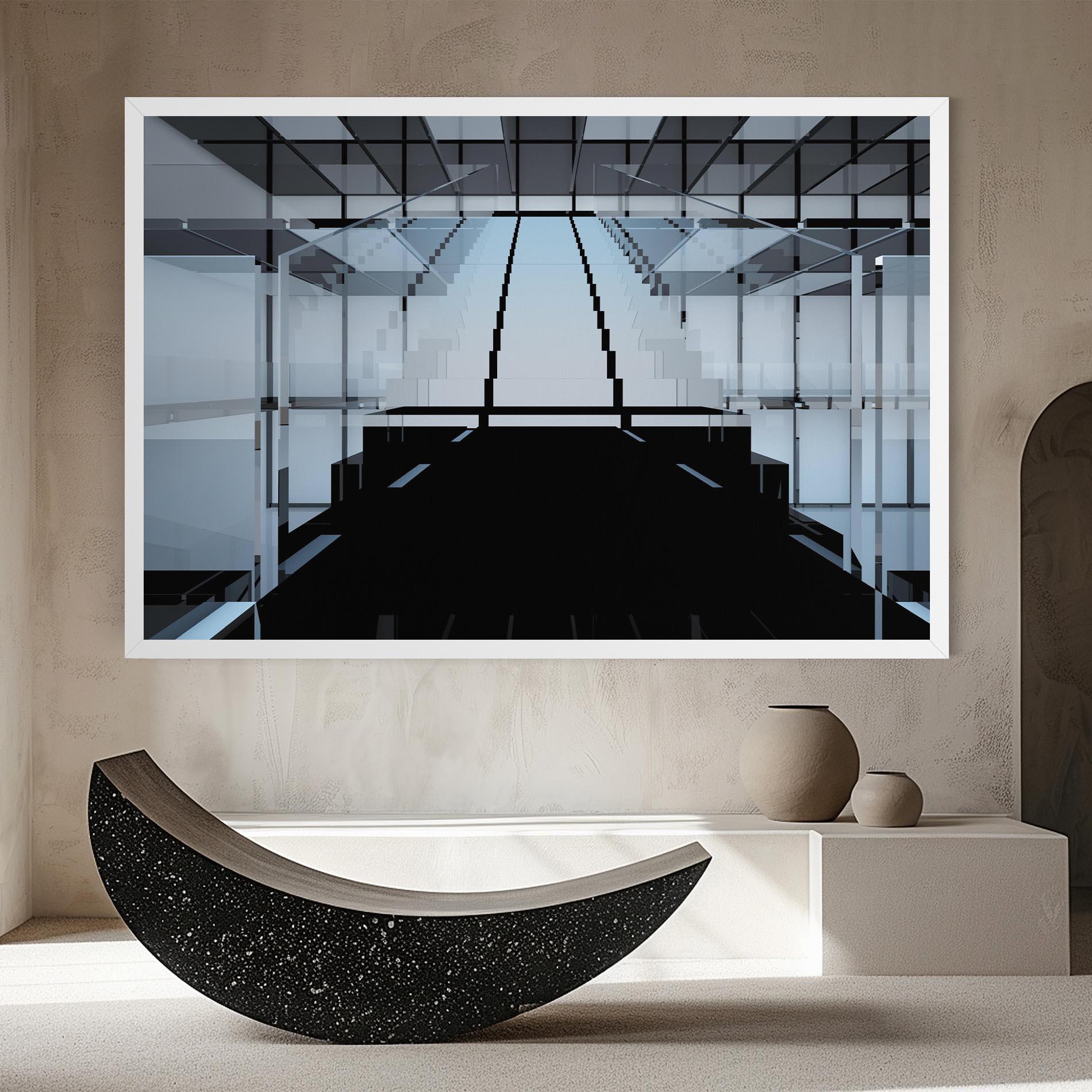 Tablou Canvas Space With Window mockup 8