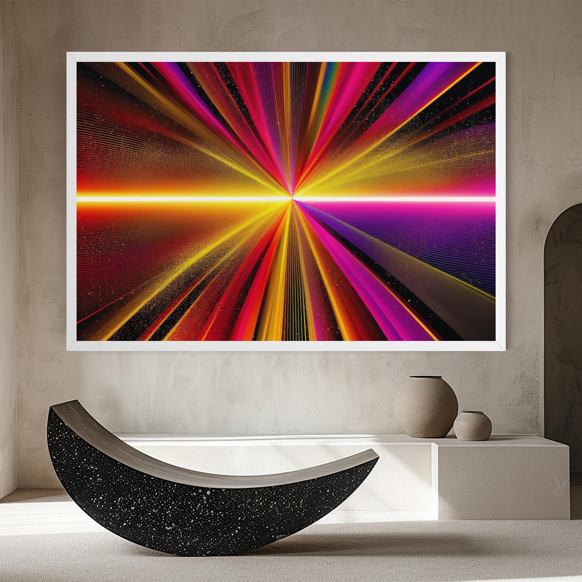 Tablou Canvas White Light Mix mockup 8