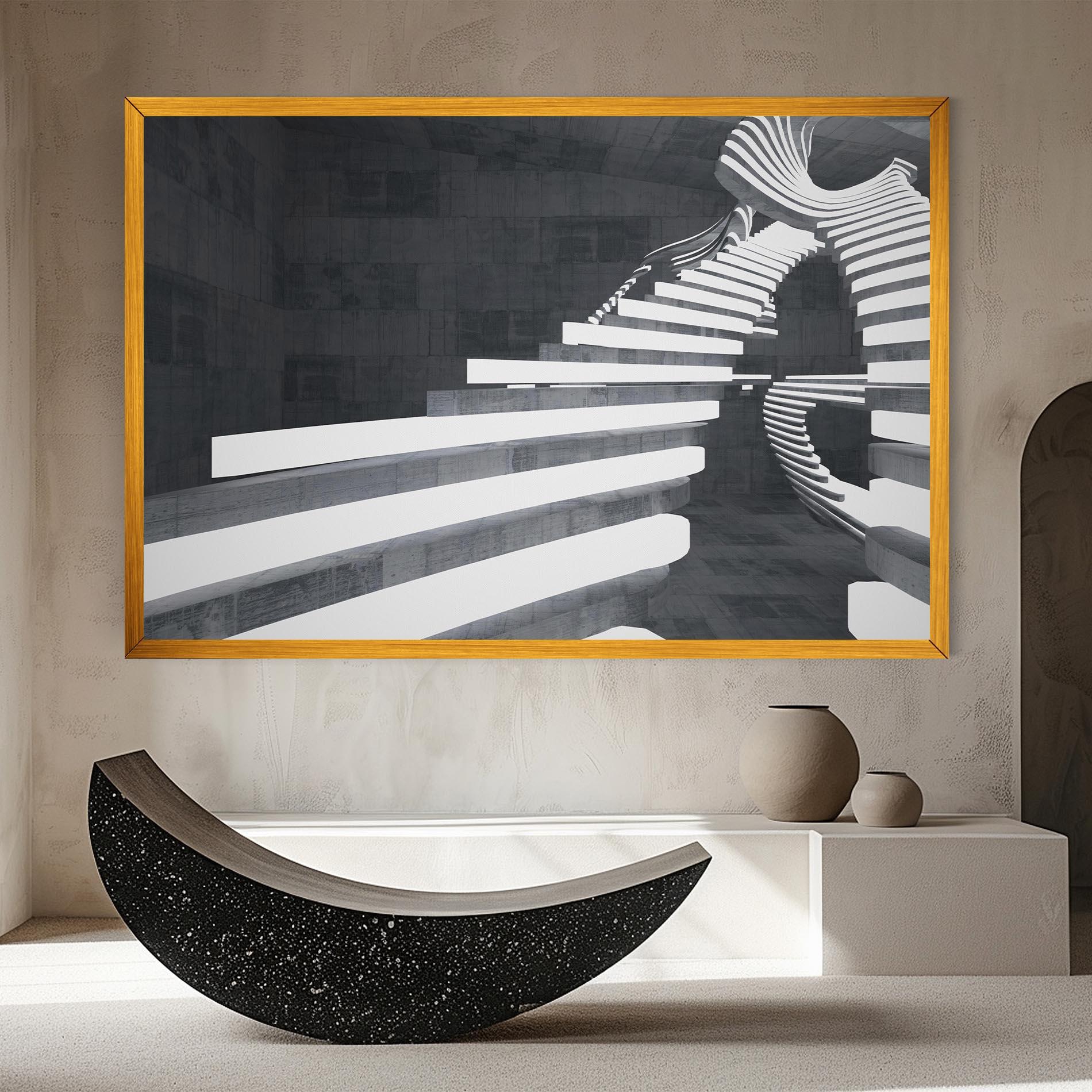 Tablou Canvas Concrete Room mockup 8