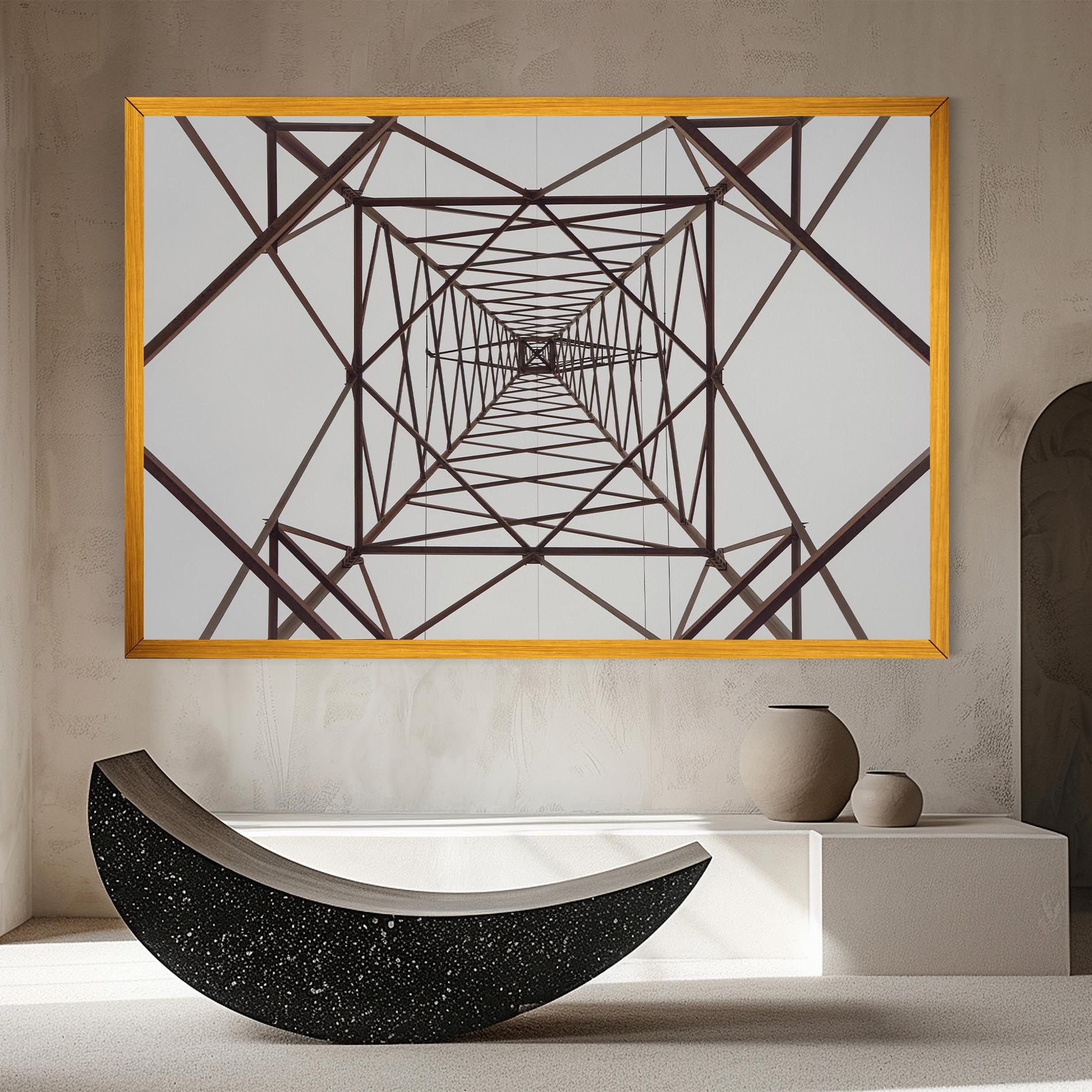 Geometric Pillar mockup 8