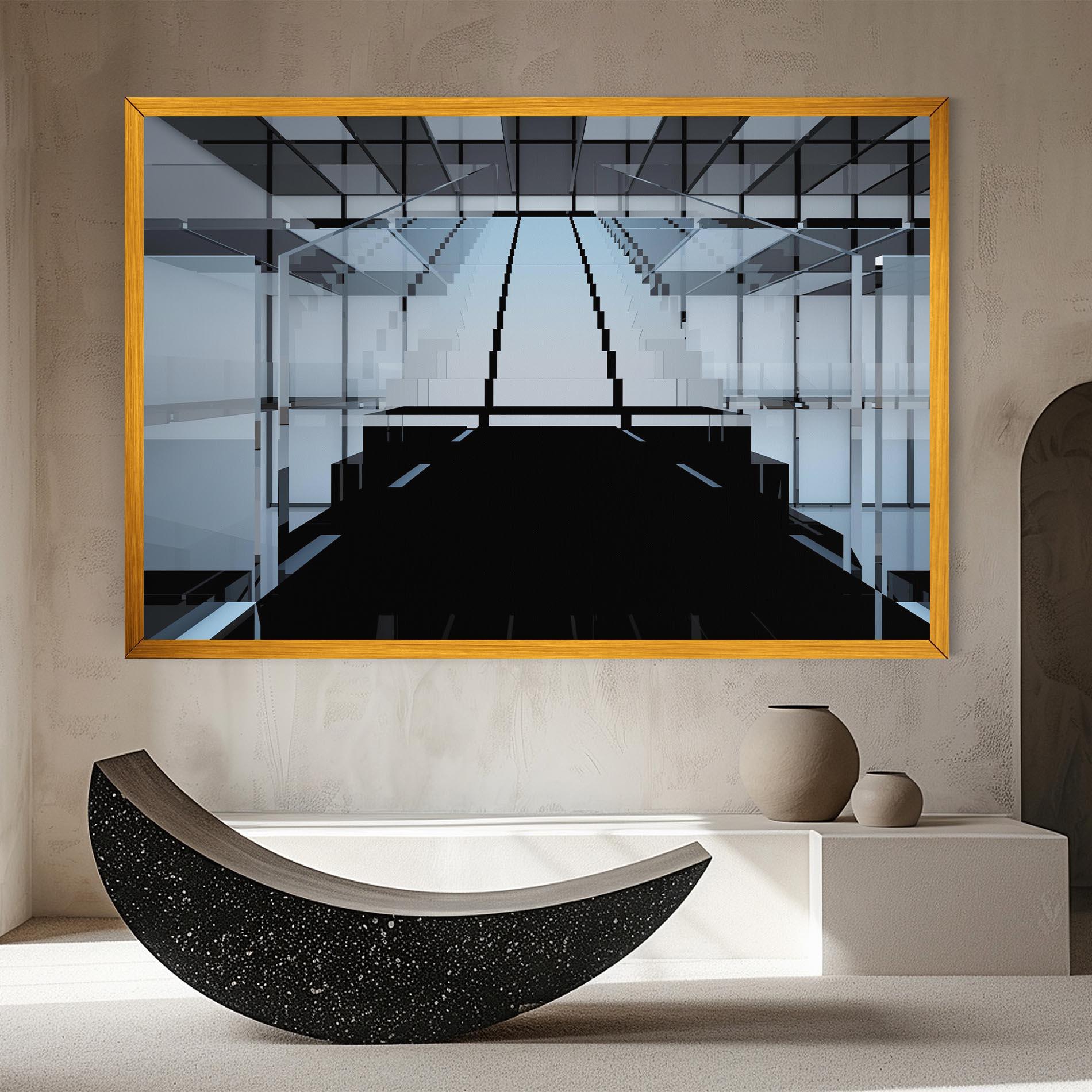 Tablou Canvas Space With Window mockup 8