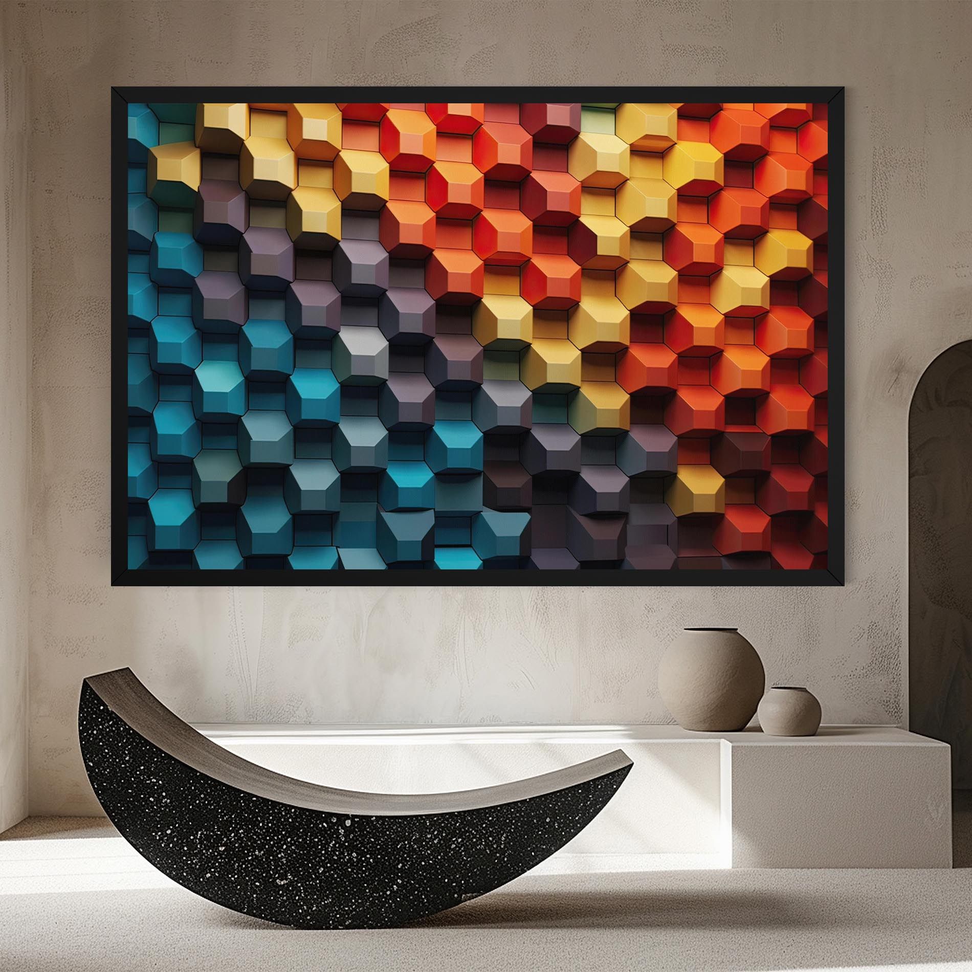 3d Sqare Mix mockup 8