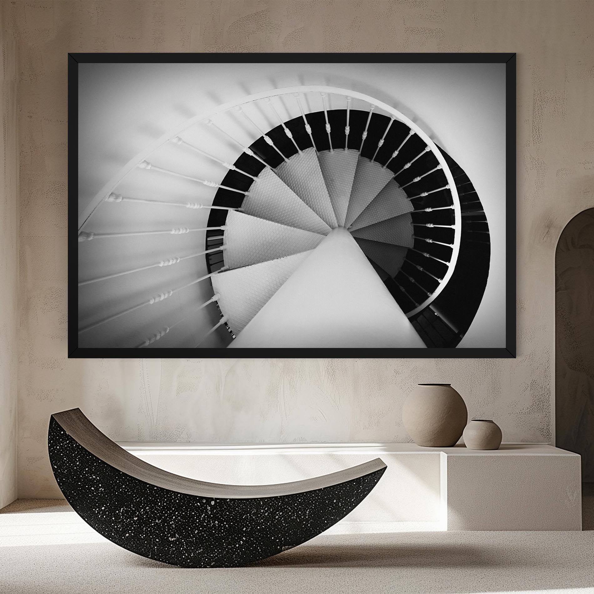 Black Circle Stairs mockup 8