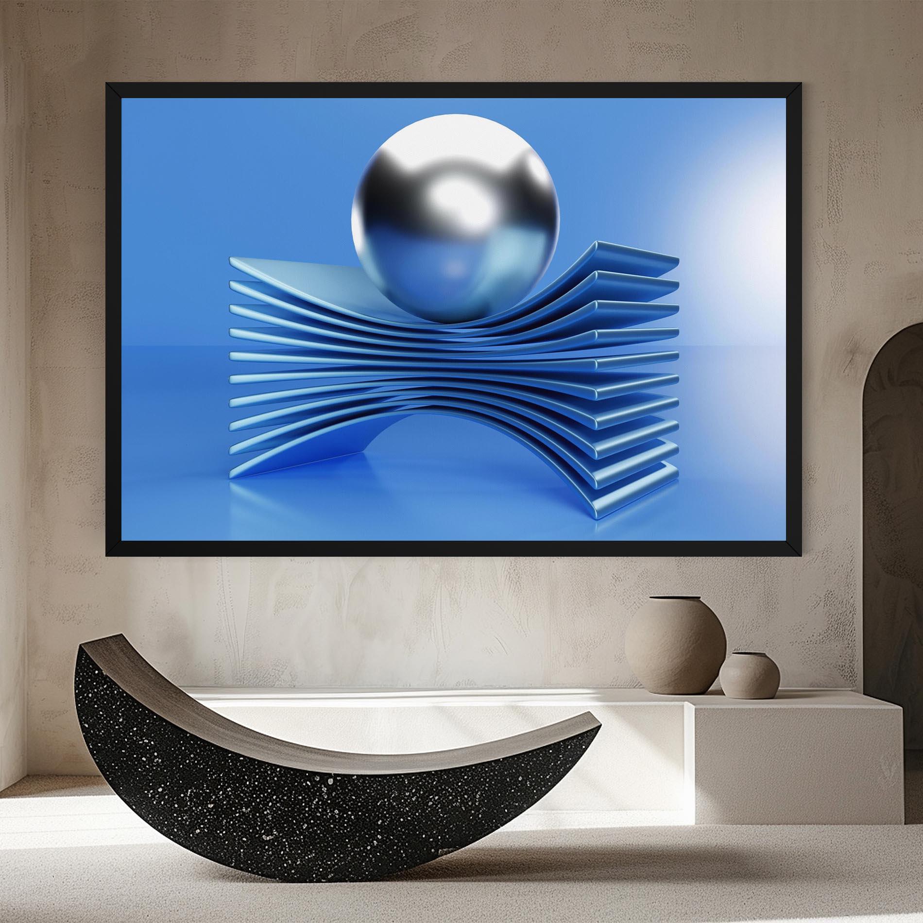 Tablou Canvas Silver Ball mockup 8