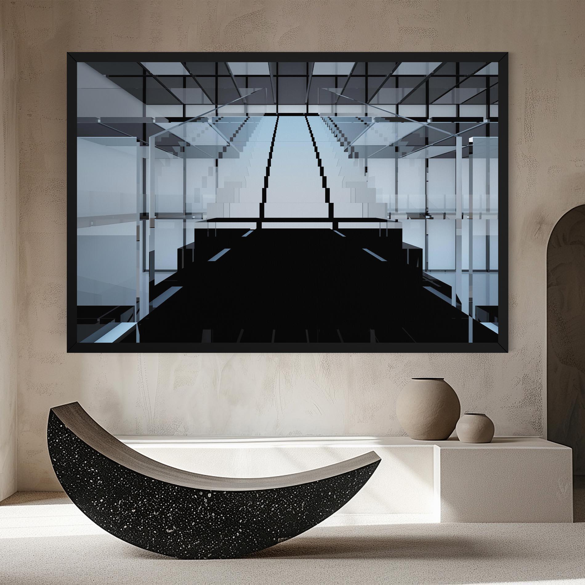 Tablou Canvas Space With Window mockup 8