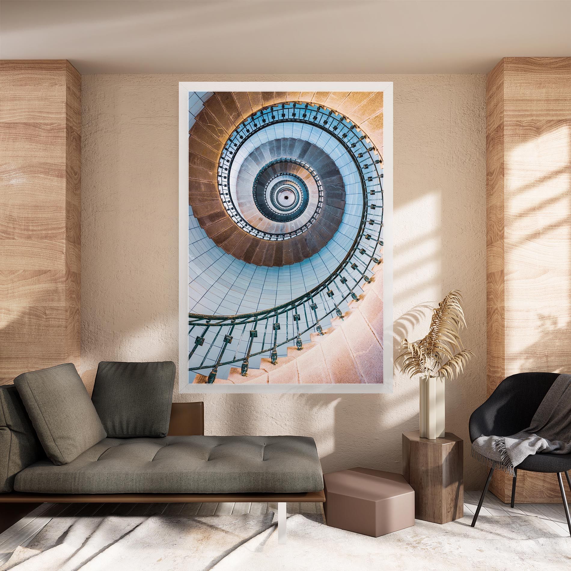 Blue Opaline Stairs mockup 8