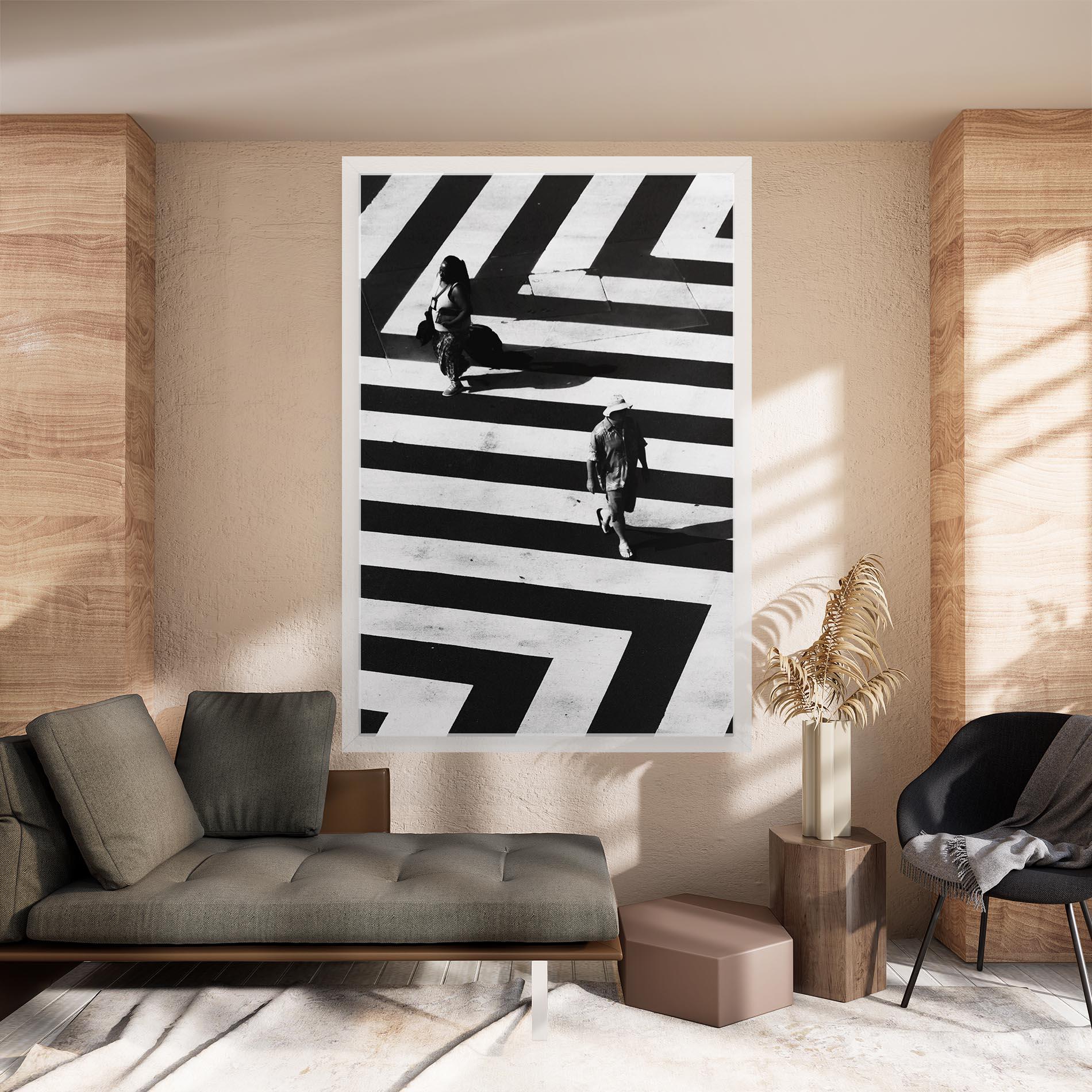 Tablou Canvas Walking On Lines mockup 8