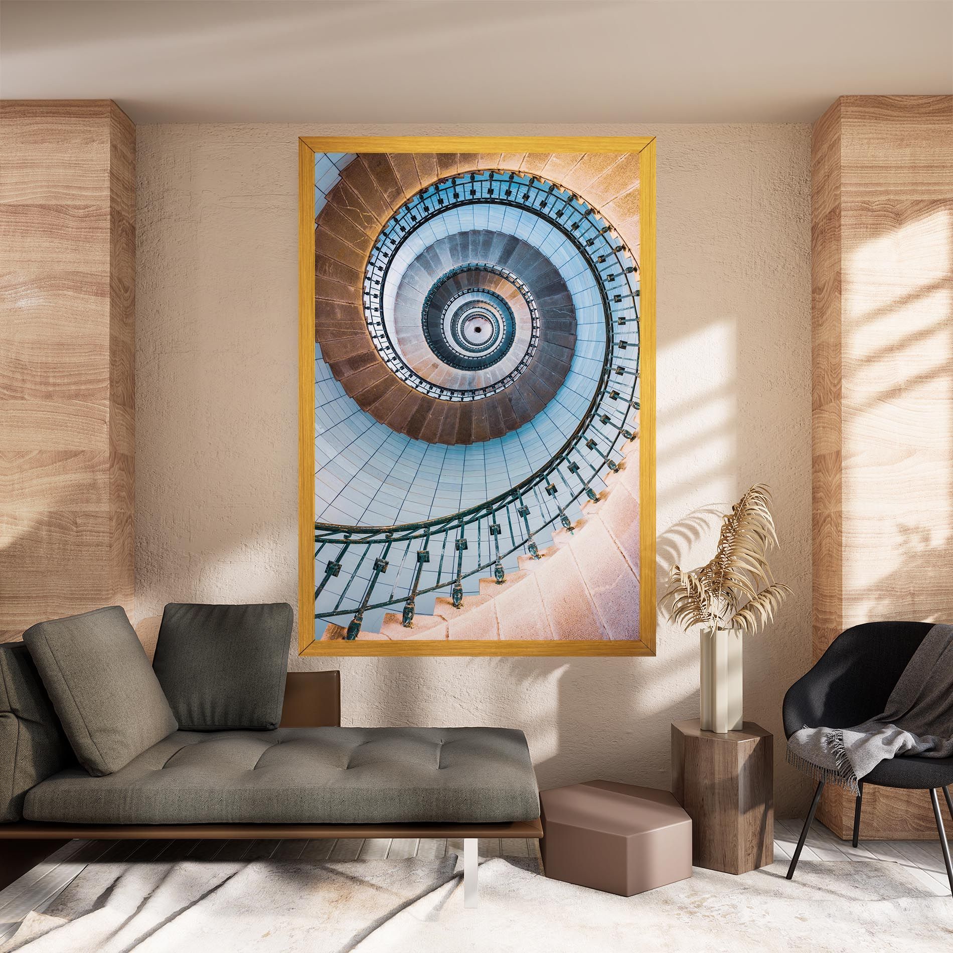 Blue Opaline Stairs mockup 8