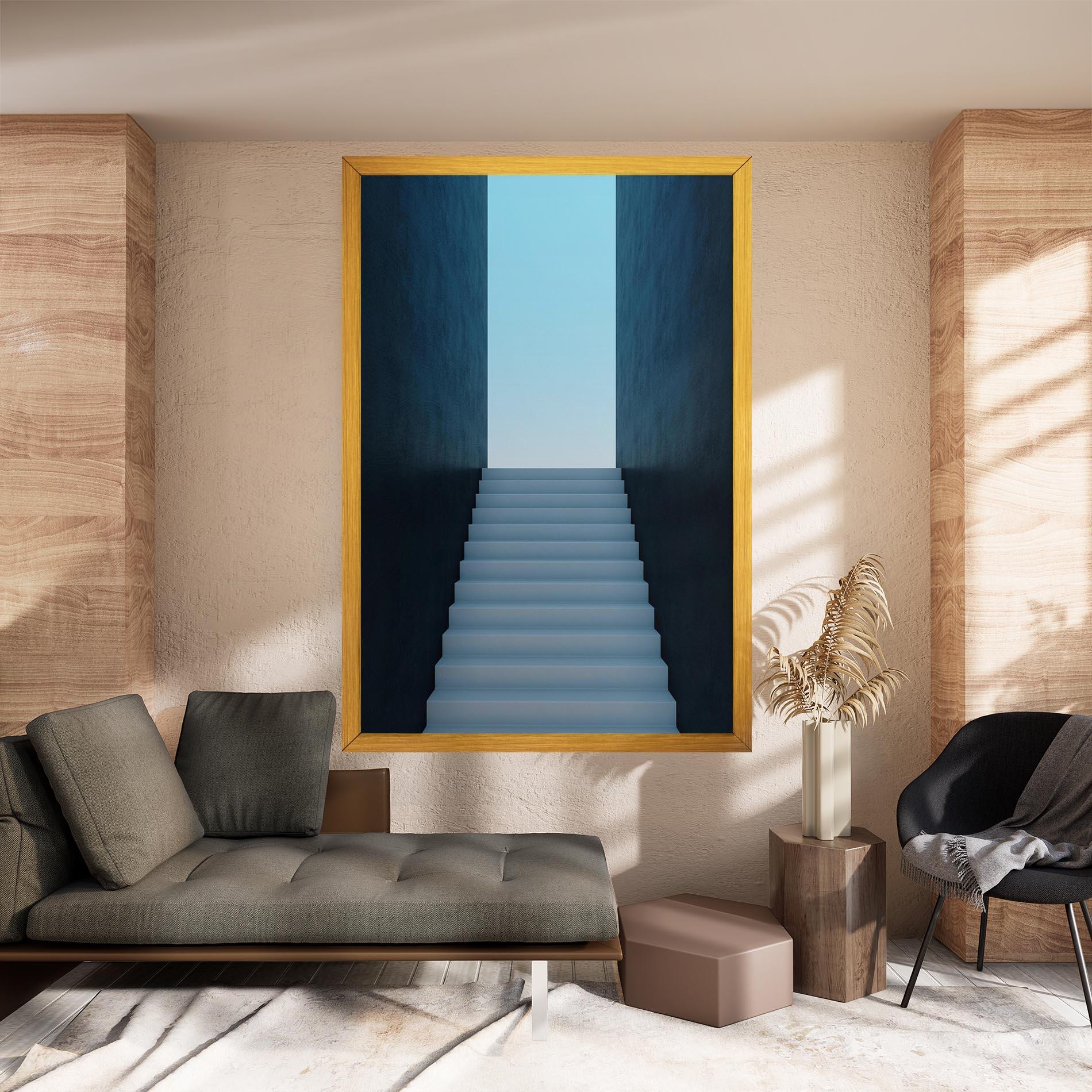 Tablou Canvas Forward Stairs mockup 8