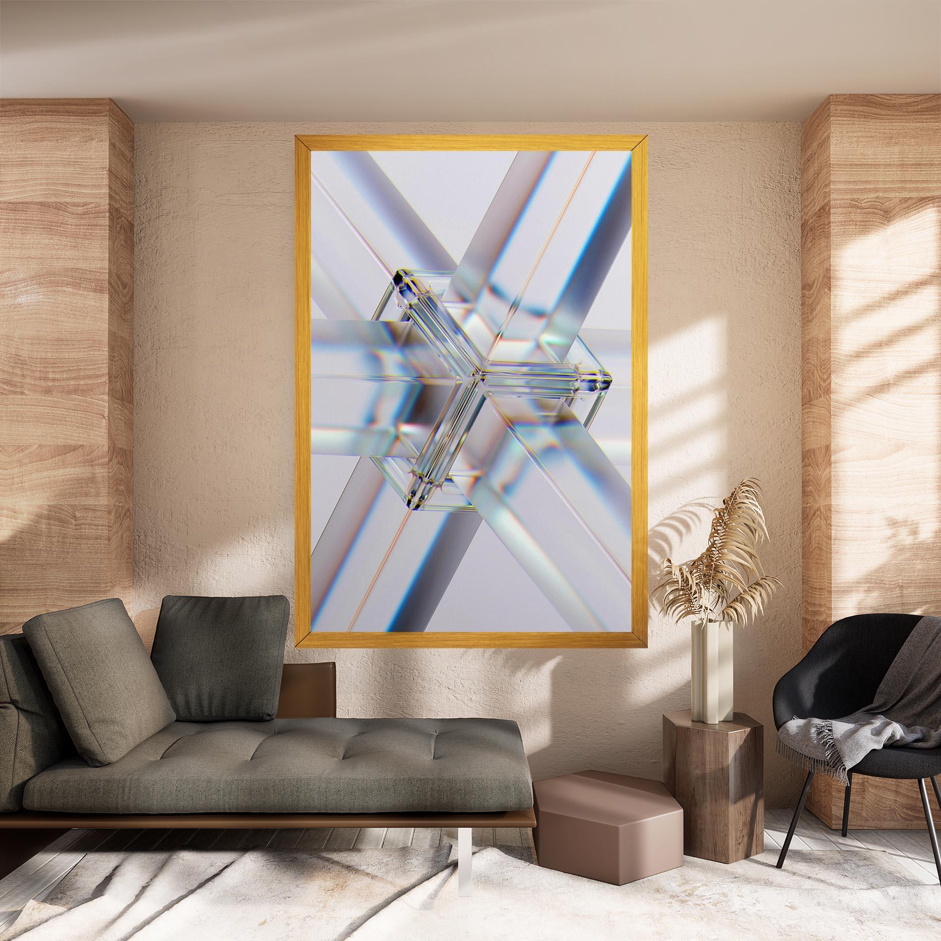 Tablou Canvas Glass Shape mockup 8