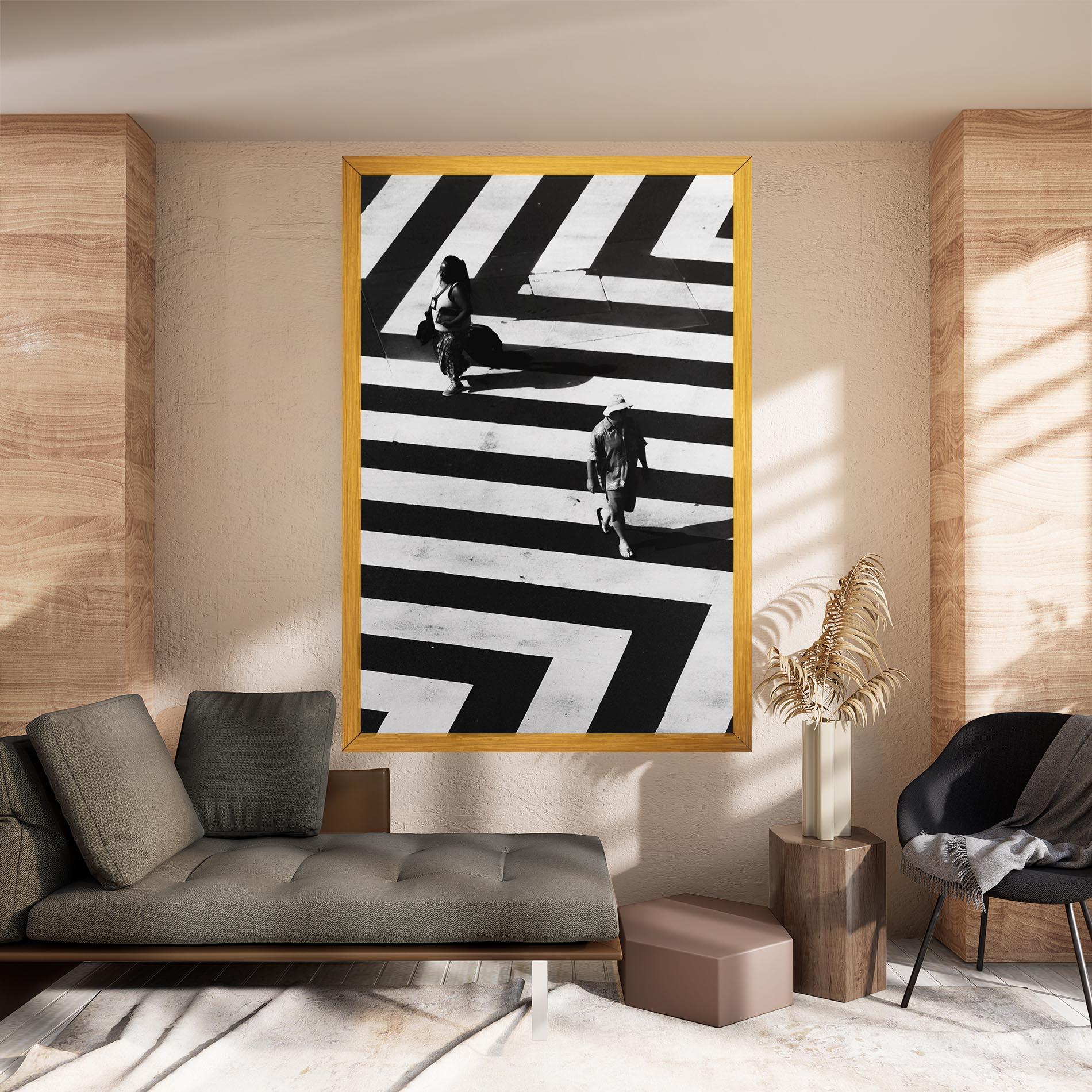 Tablou Canvas Walking On Lines mockup 8