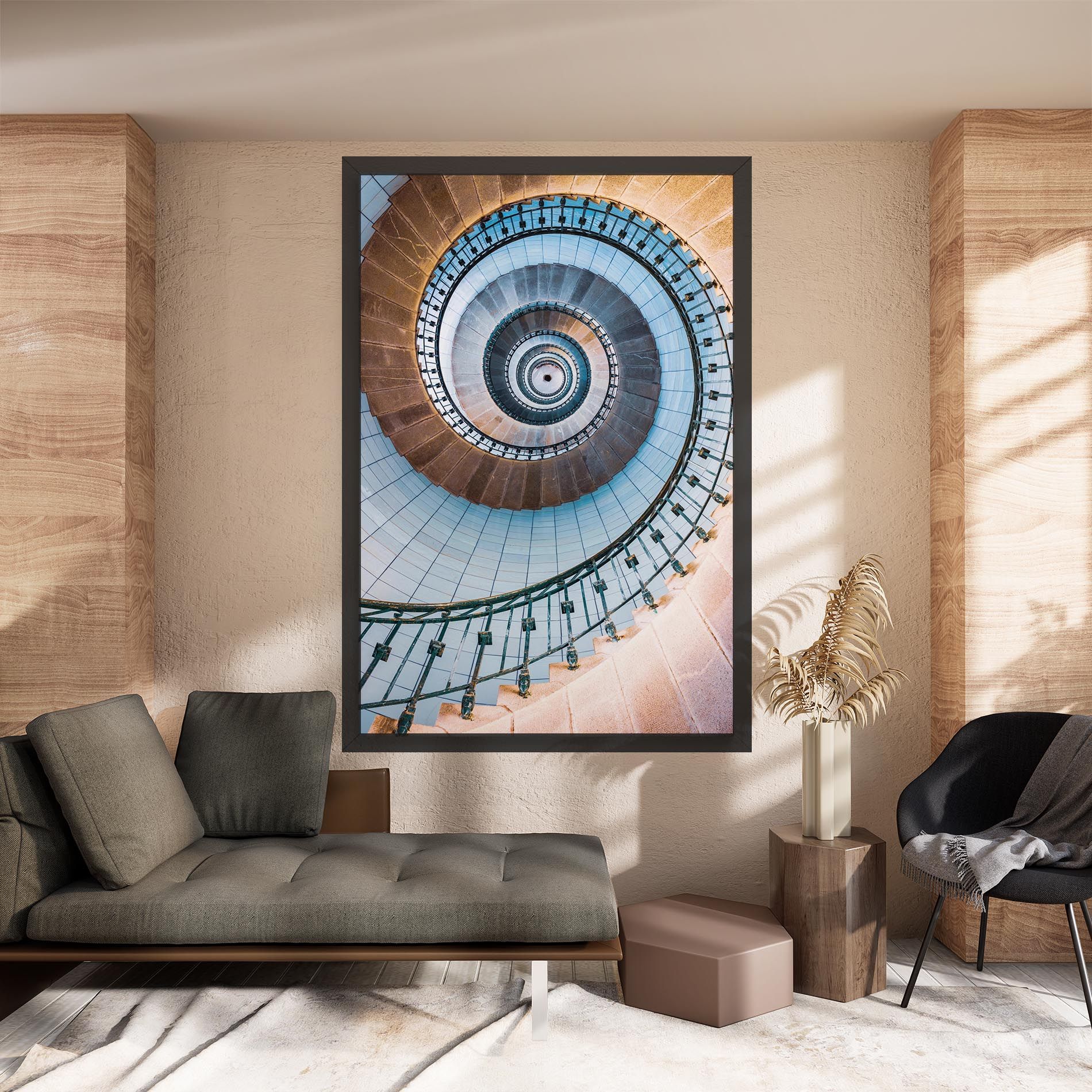 Blue Opaline Stairs mockup 8