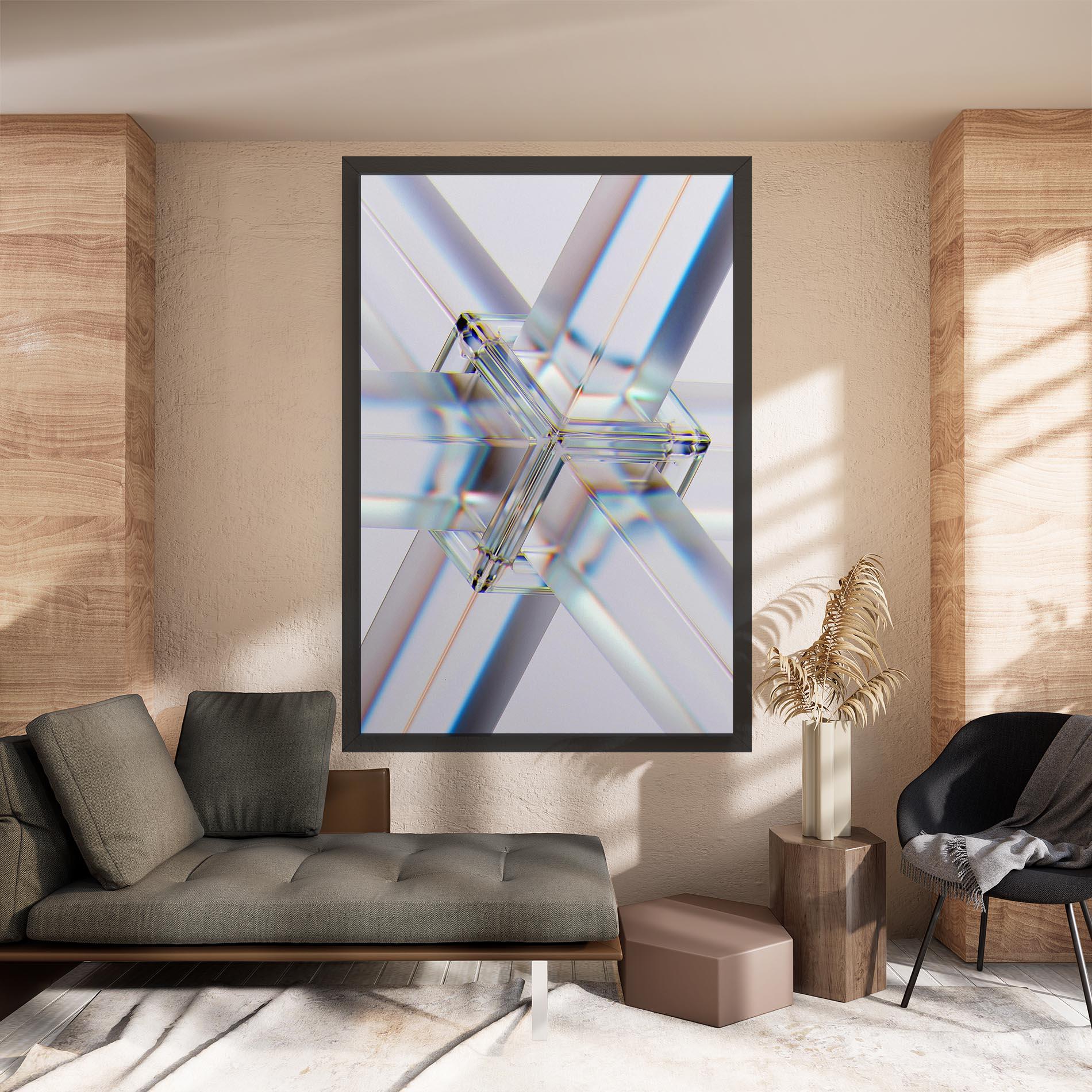 Tablou Canvas Glass Shape mockup 8