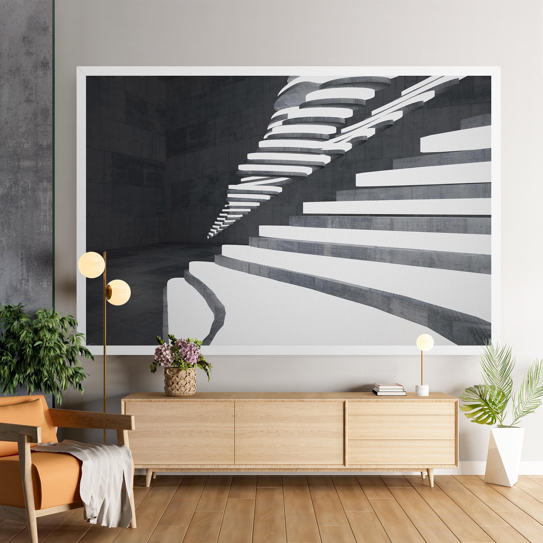 Tablou Canvas Concrete Architecture mockup 9