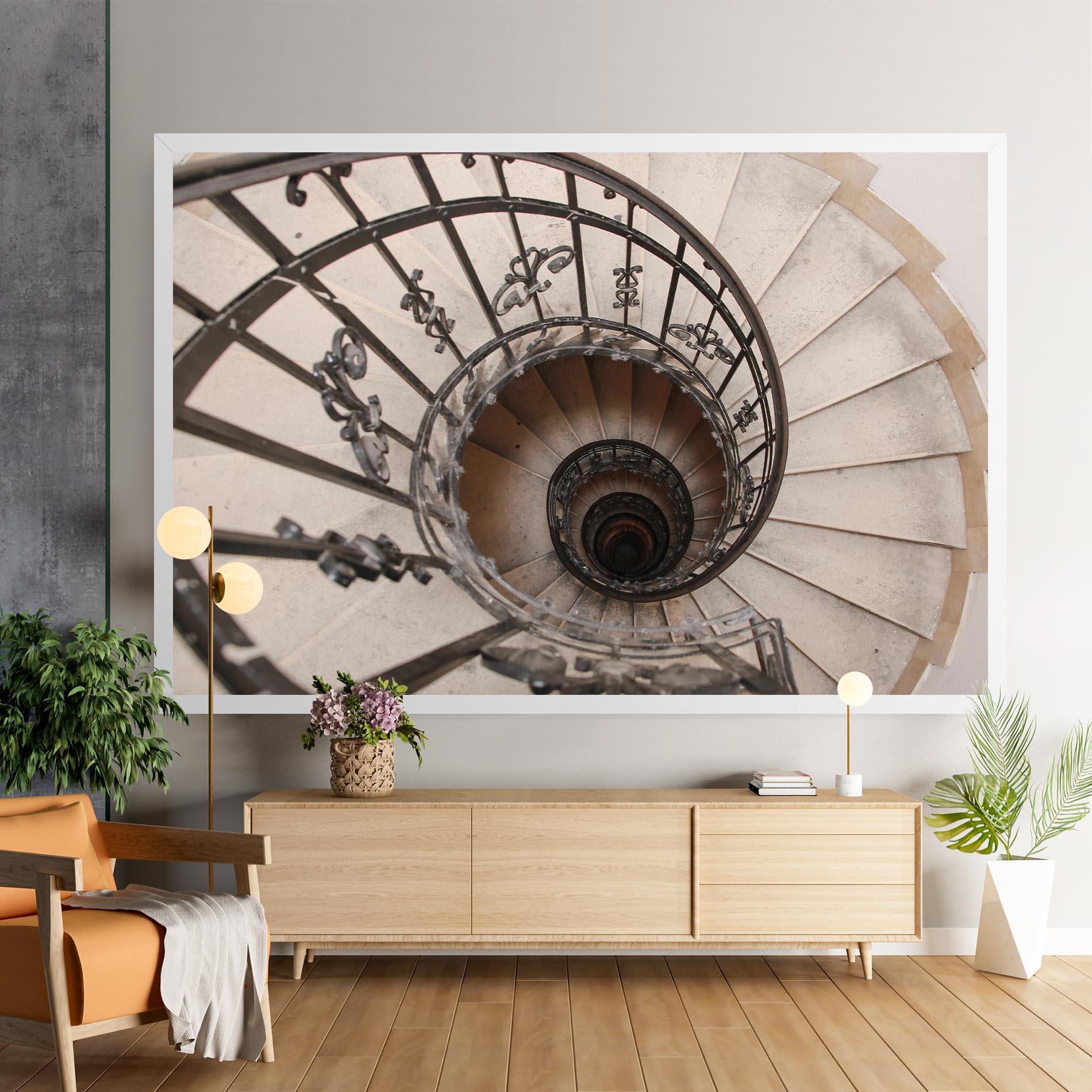 Tablou Canvas Old House Stairs mockup 9