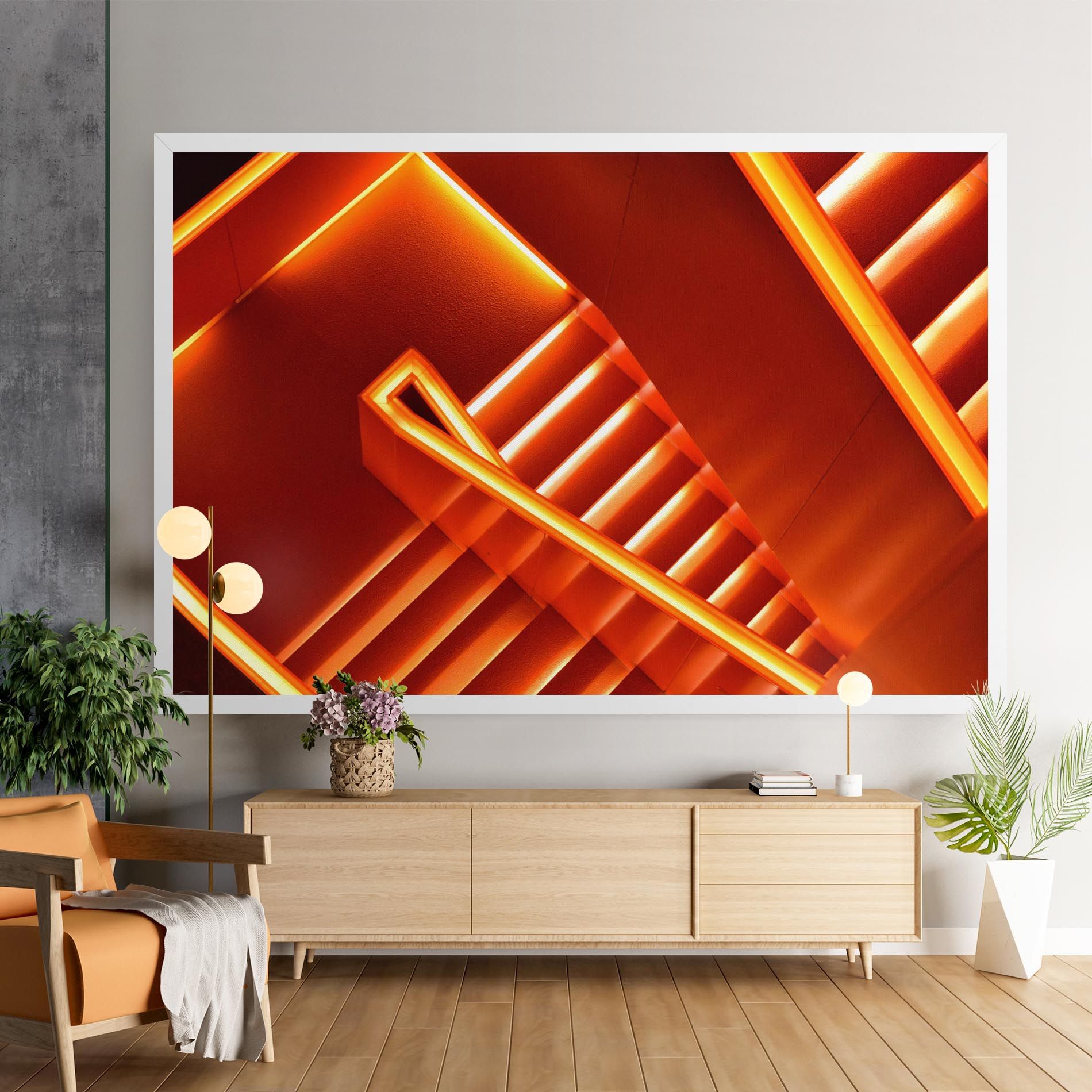 Orange Stairs mockup 9