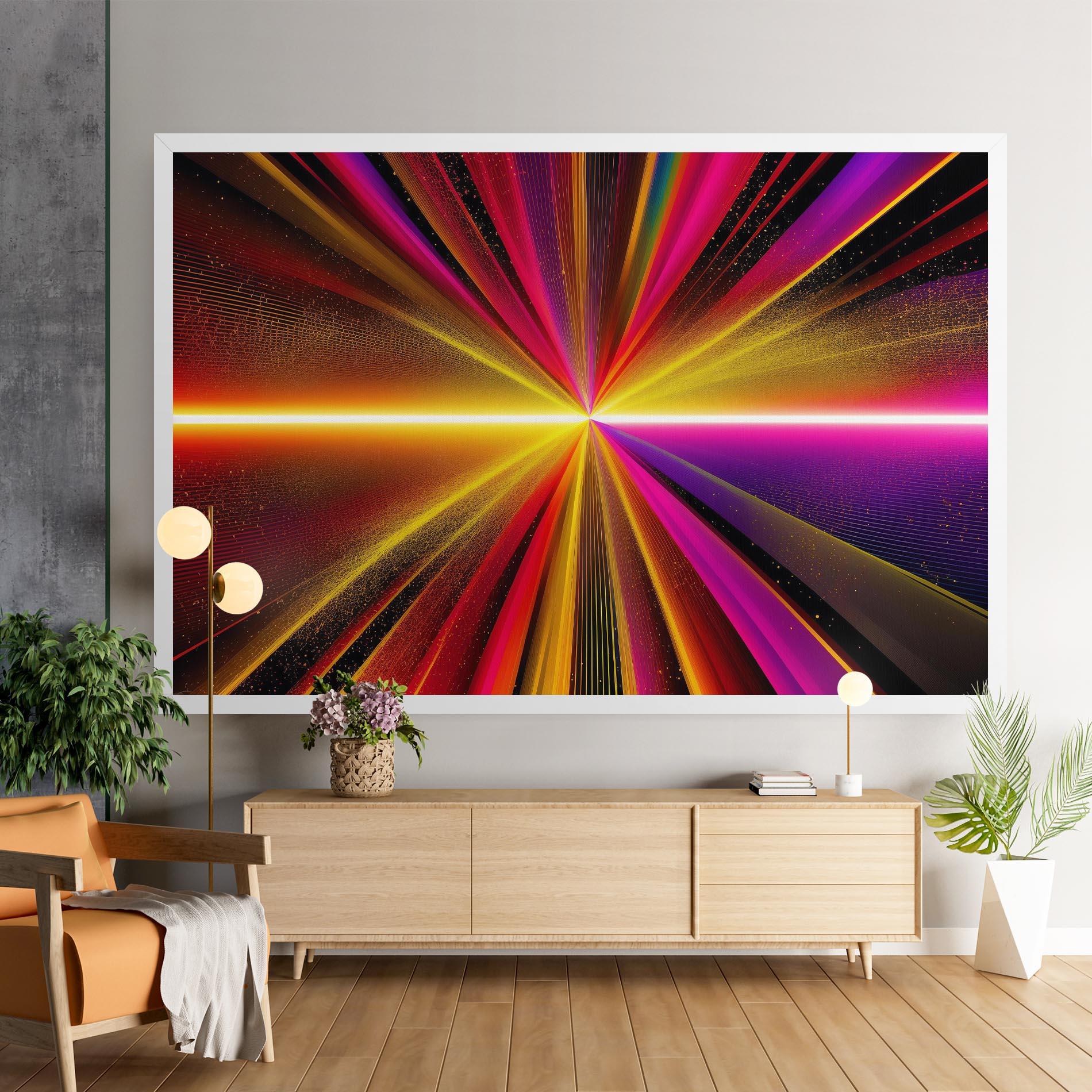 Tablou Canvas White Light Mix mockup 9