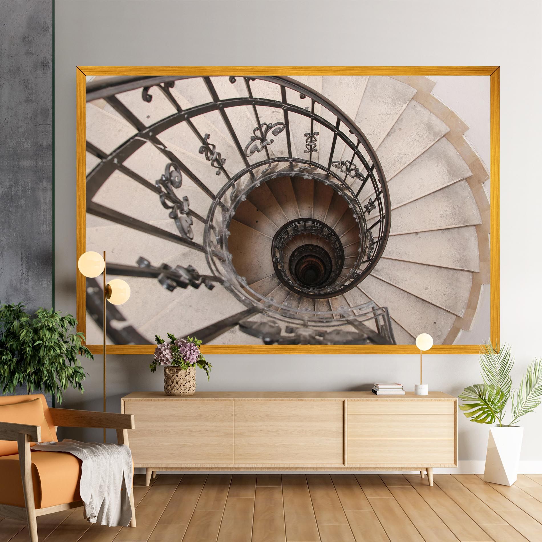 Old House Stairs mockup 9