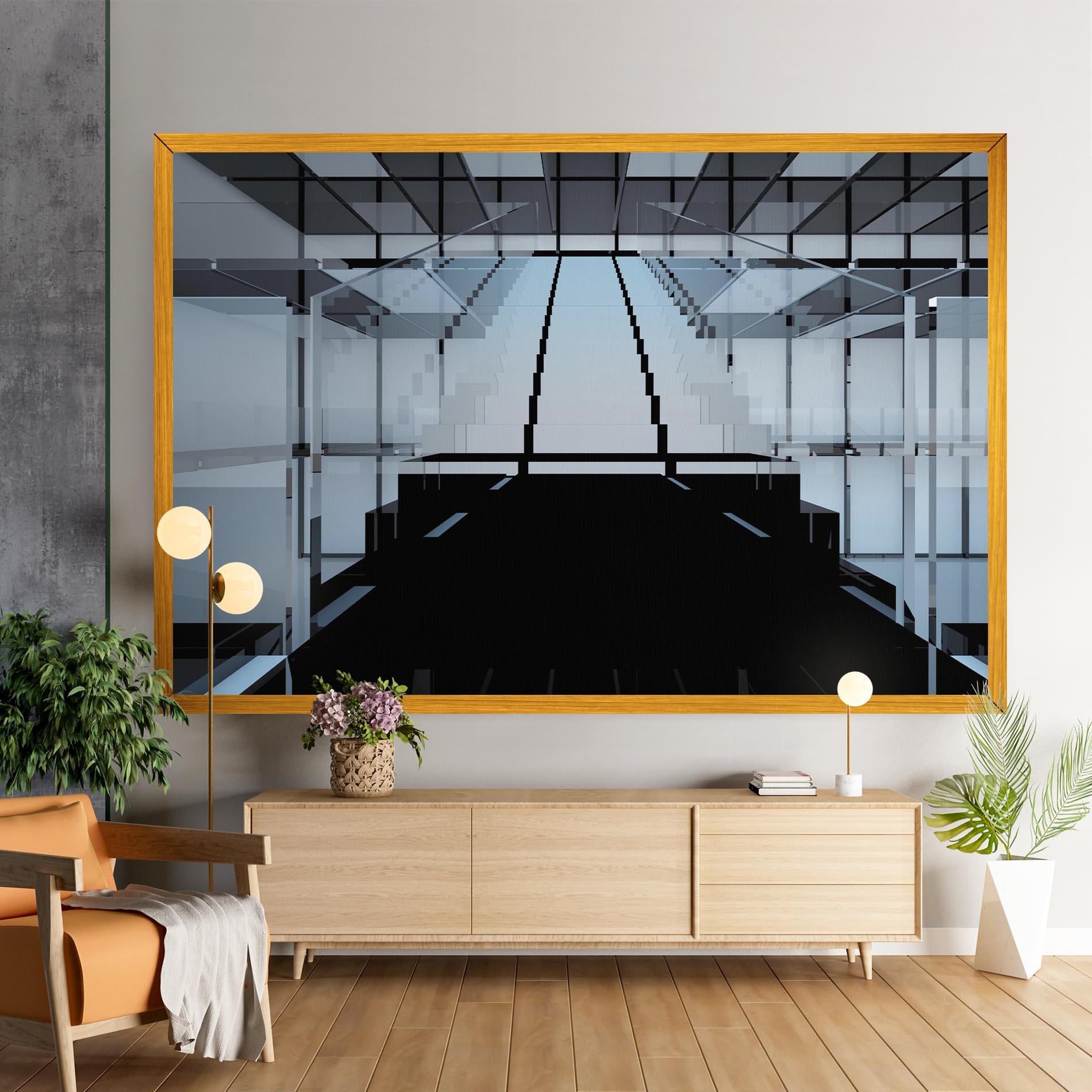 Tablou Canvas Space With Window mockup 9