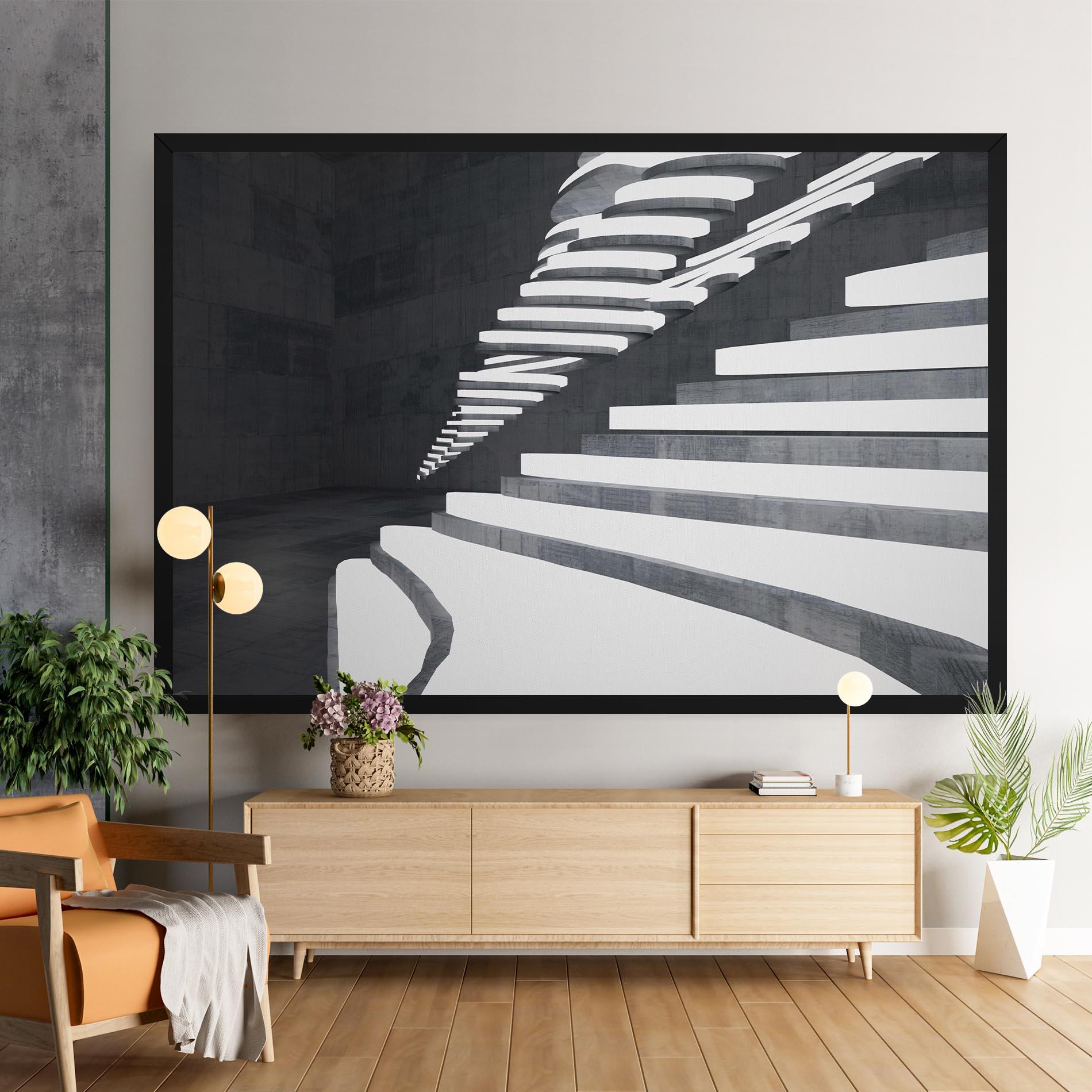 Tablou Canvas Concrete Architecture mockup 9