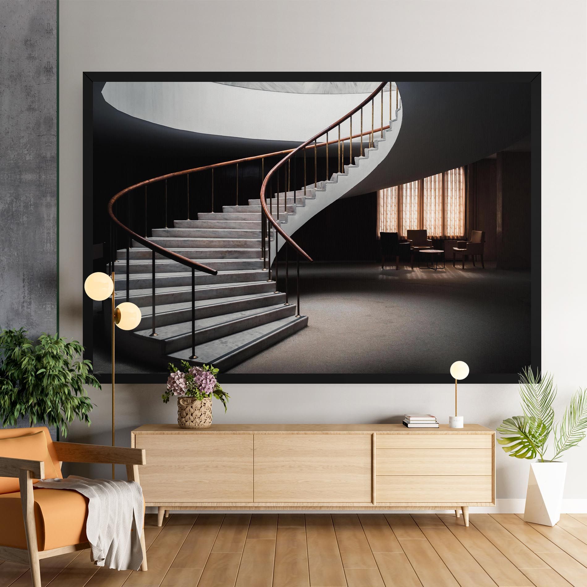 Dark Room Stairs mockup 9