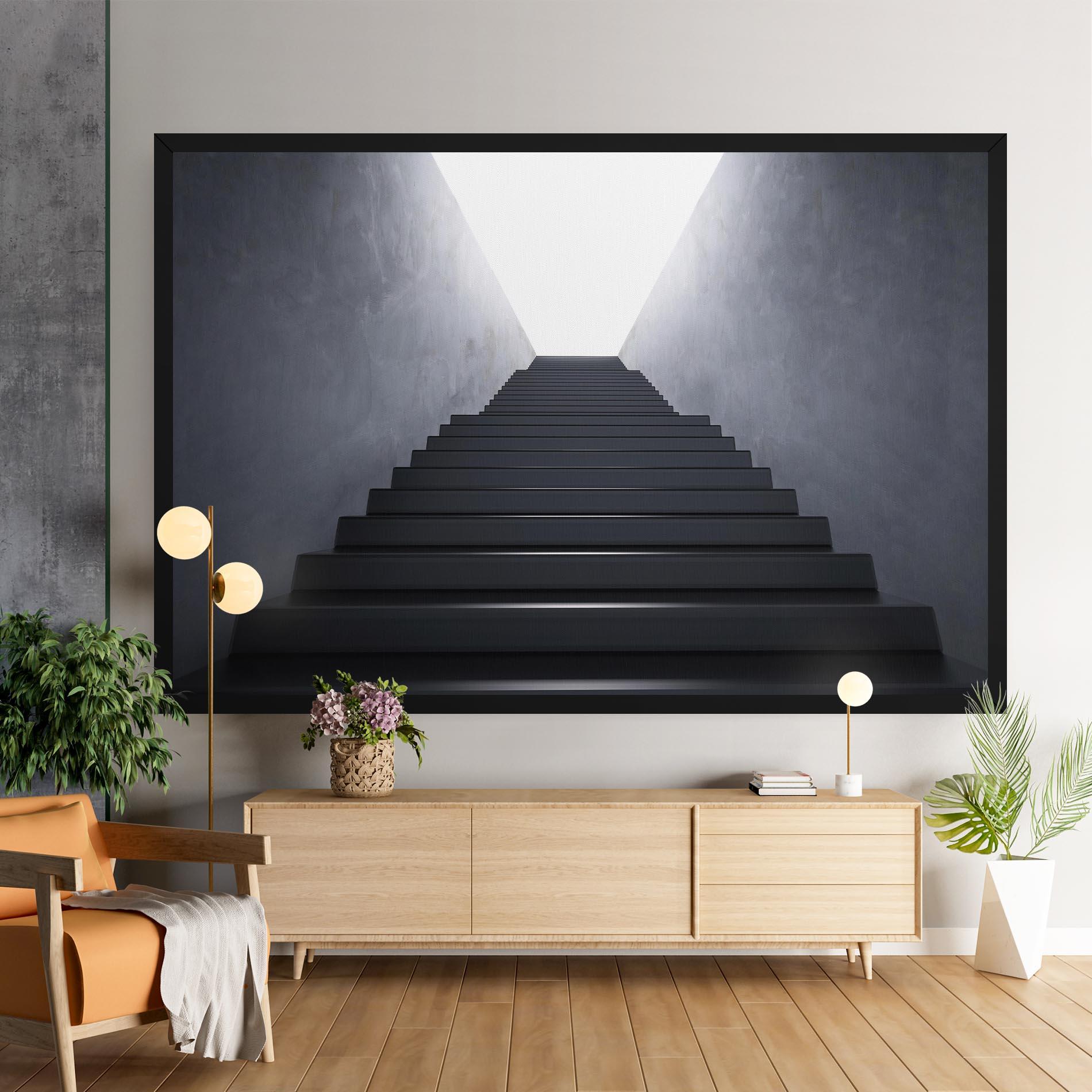 Tablou Canvas Empty Staircase mockup 9