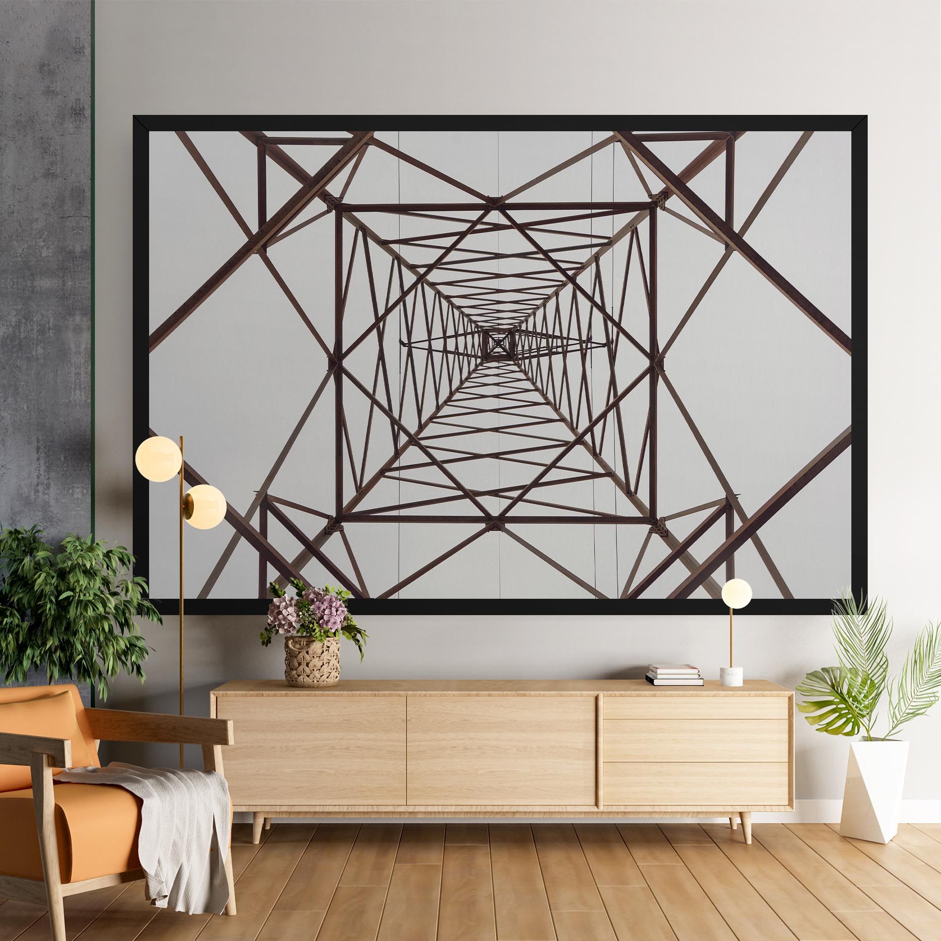 Geometric Pillar mockup 9