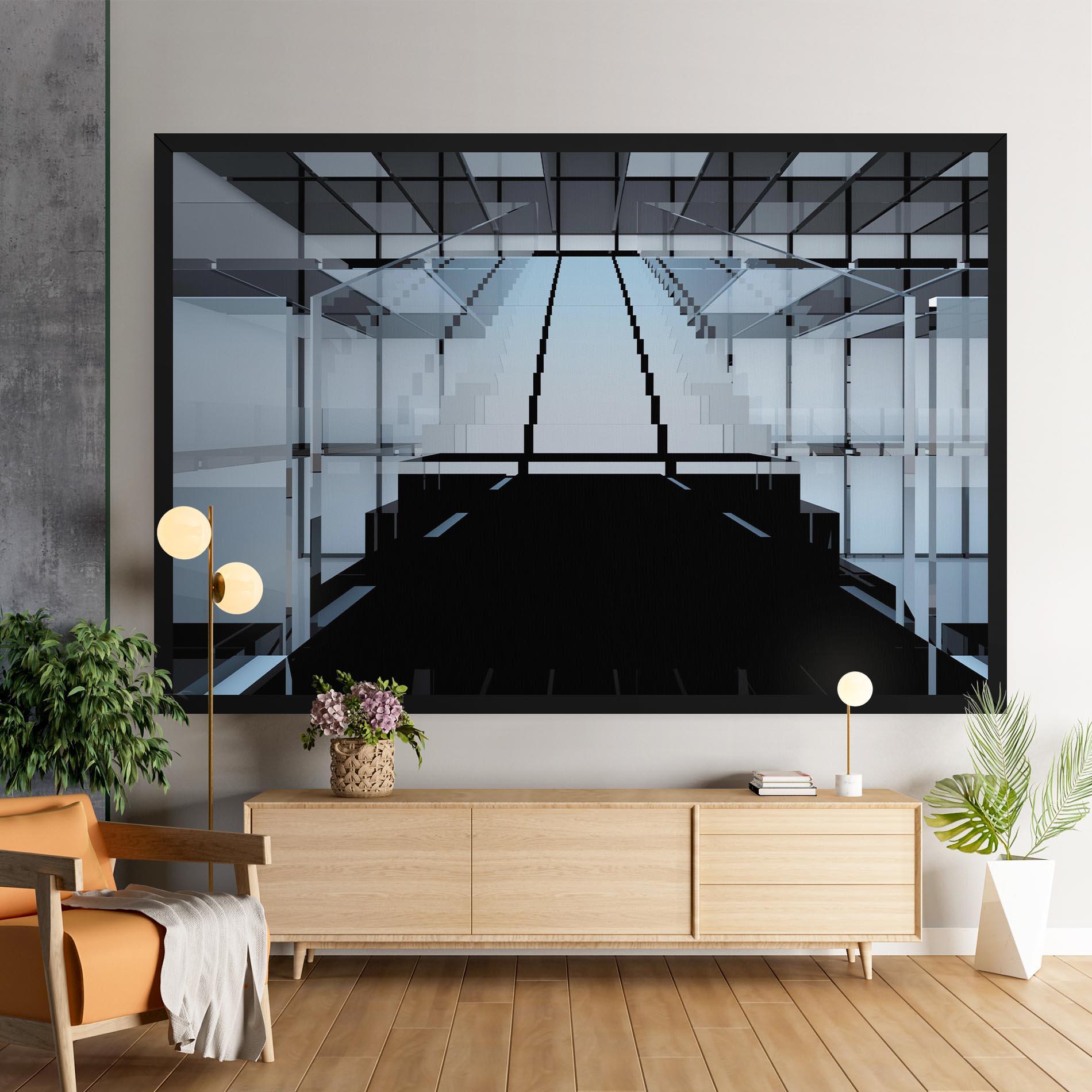 Tablou Canvas Space With Window mockup 9