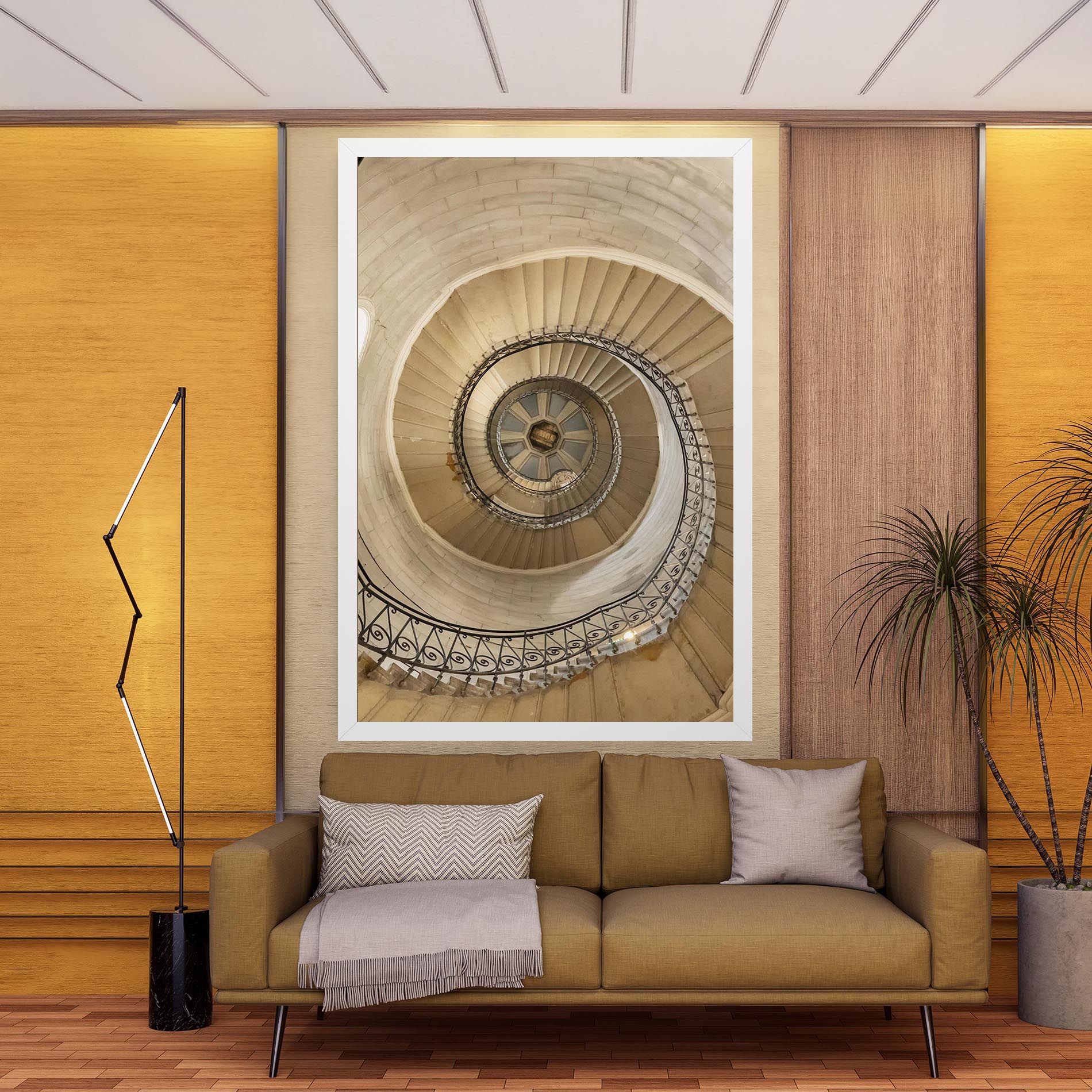 Cream Down Stairs mockup 9