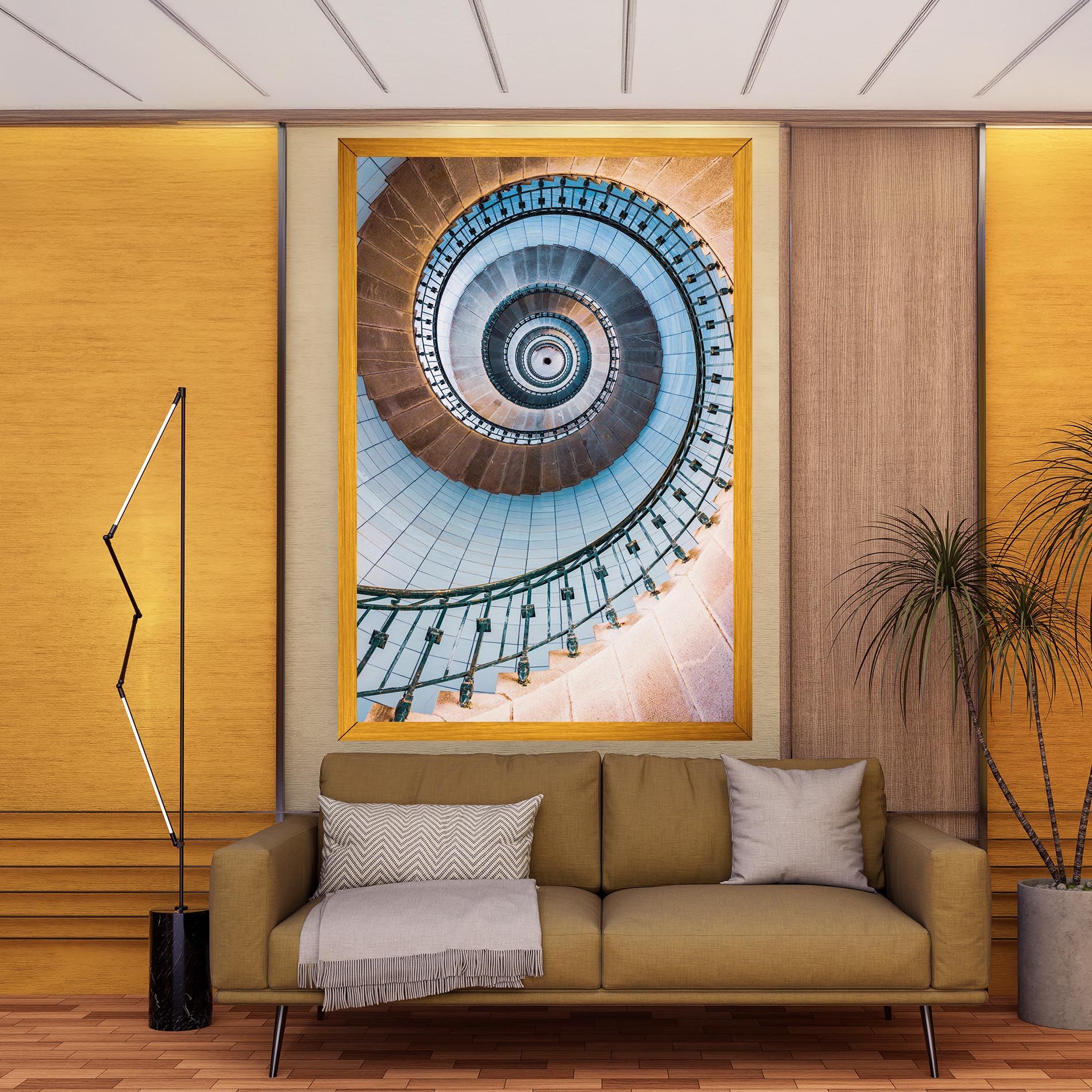 Blue Opaline Stairs mockup 9