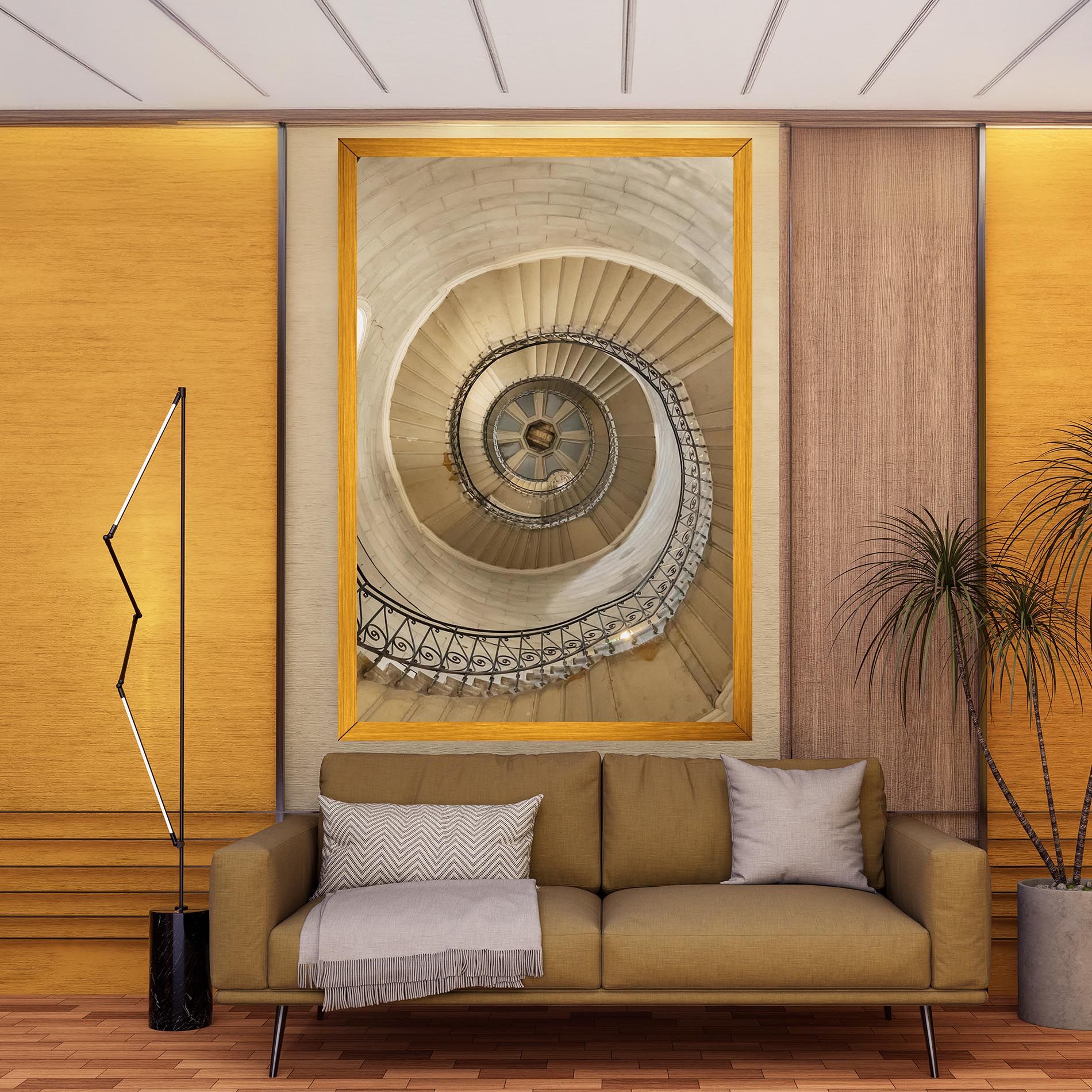 Cream Down Stairs mockup 9