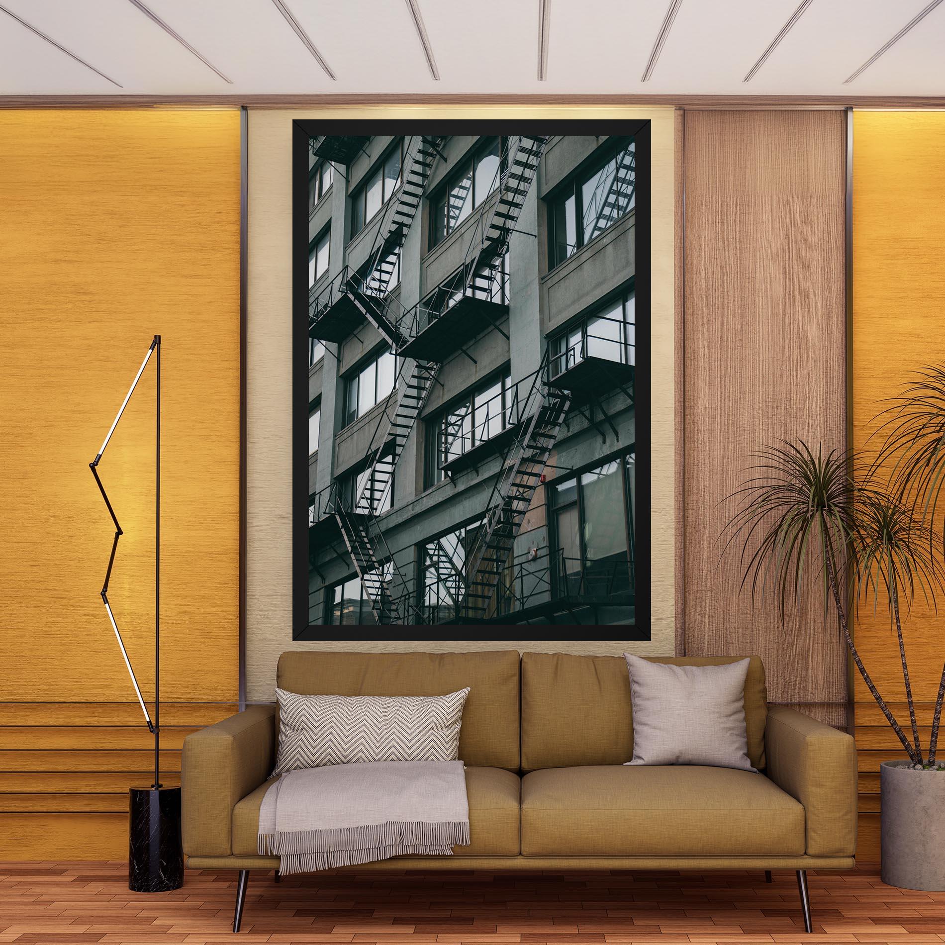 Tablou Canvas Building Stairs mockup 9