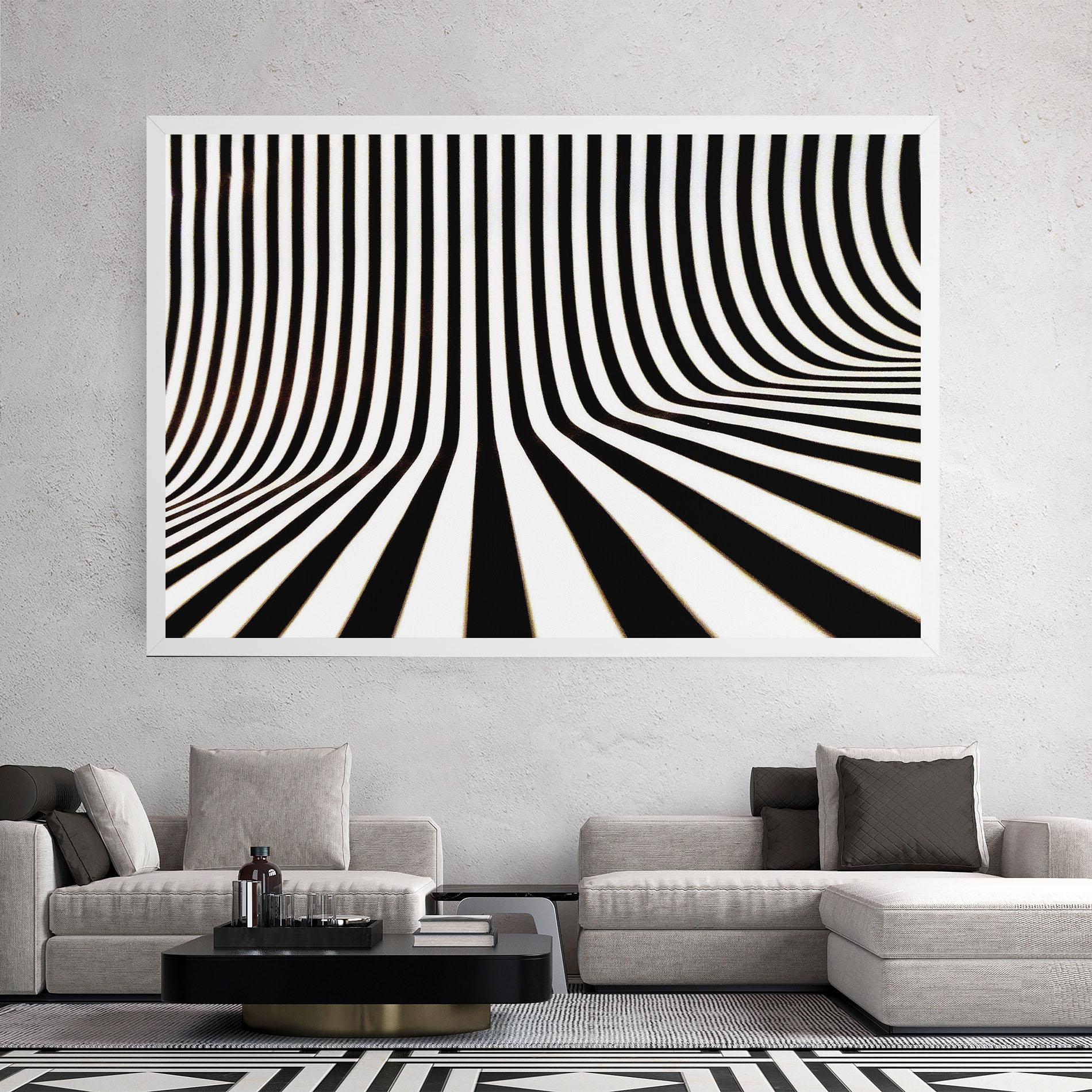 Tablou Canvas Black And White Illusion mockup 2