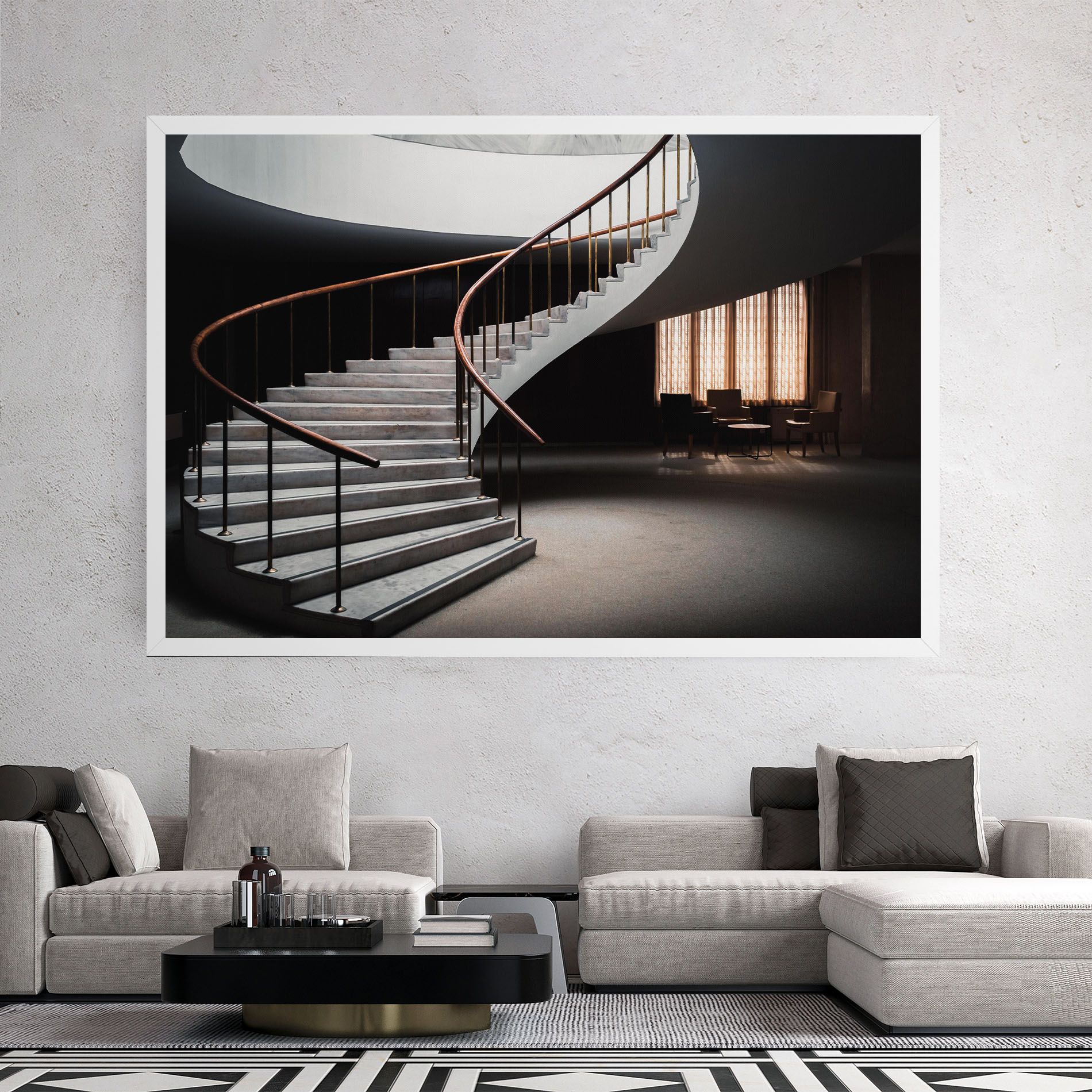 Dark Room Stairs mockup 2