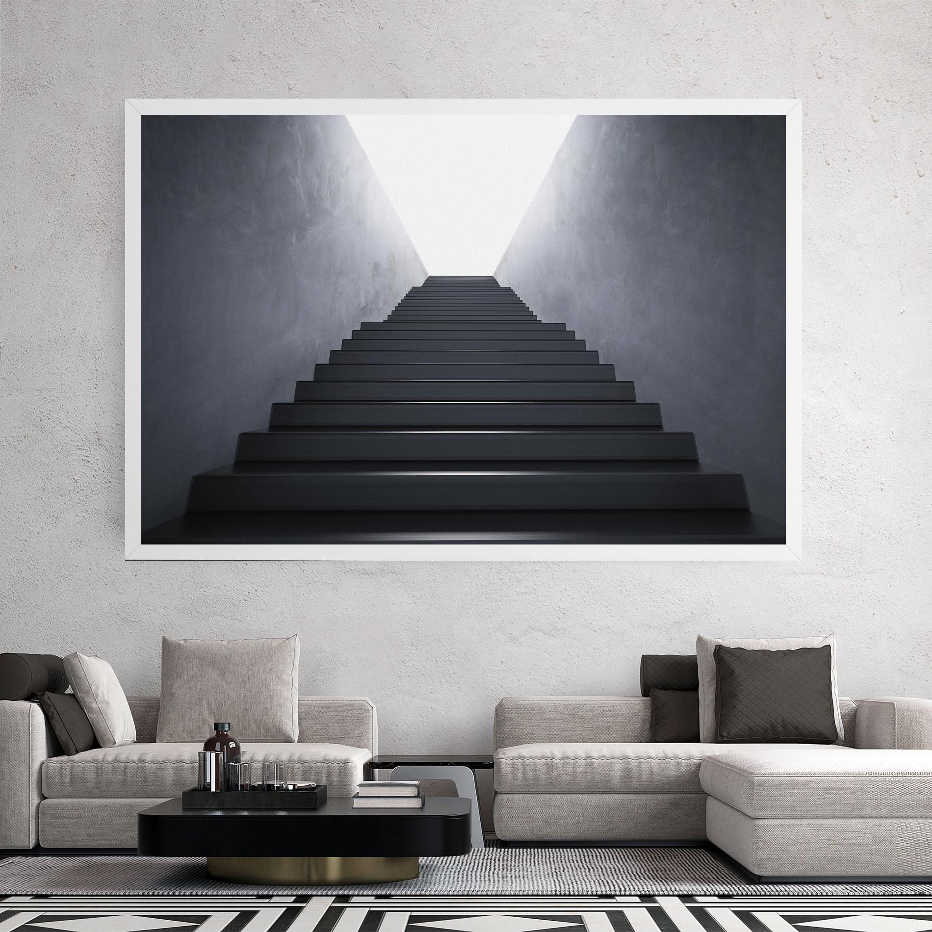 Tablou Canvas Empty Staircase mockup 2