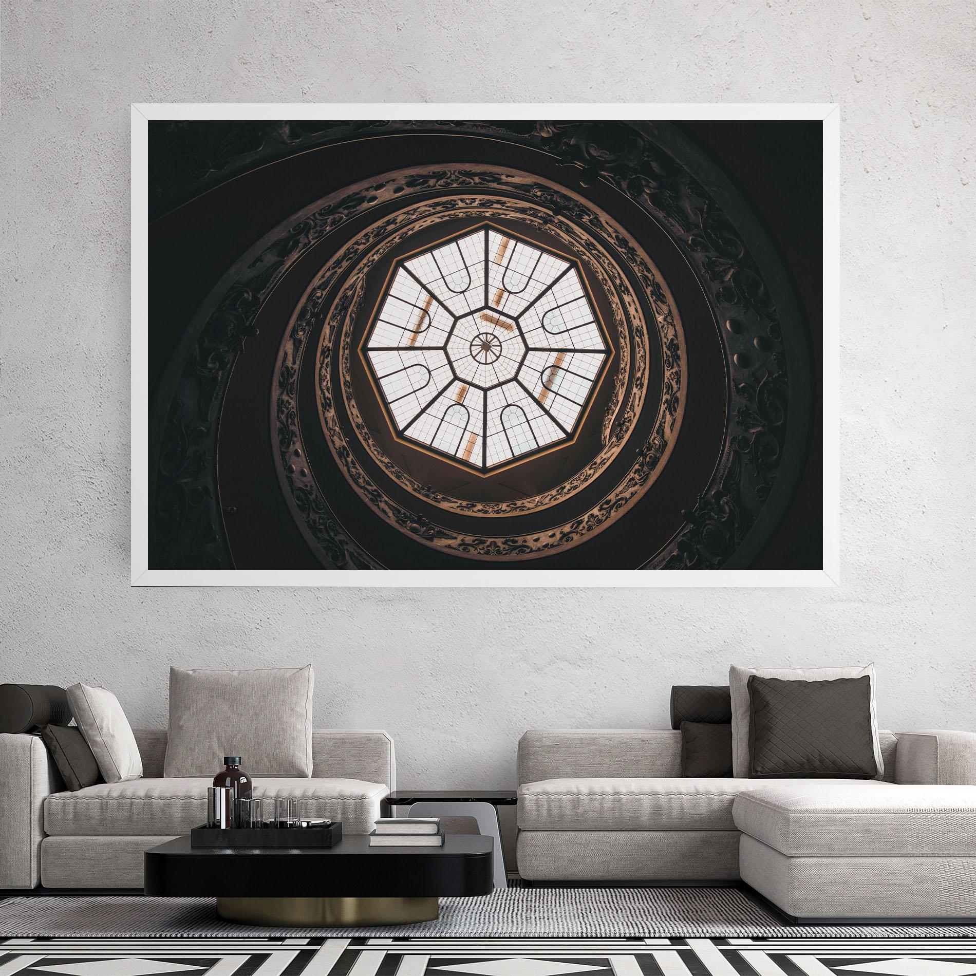 Tablou Canvas Museum Ceiling Daytime mockup 2