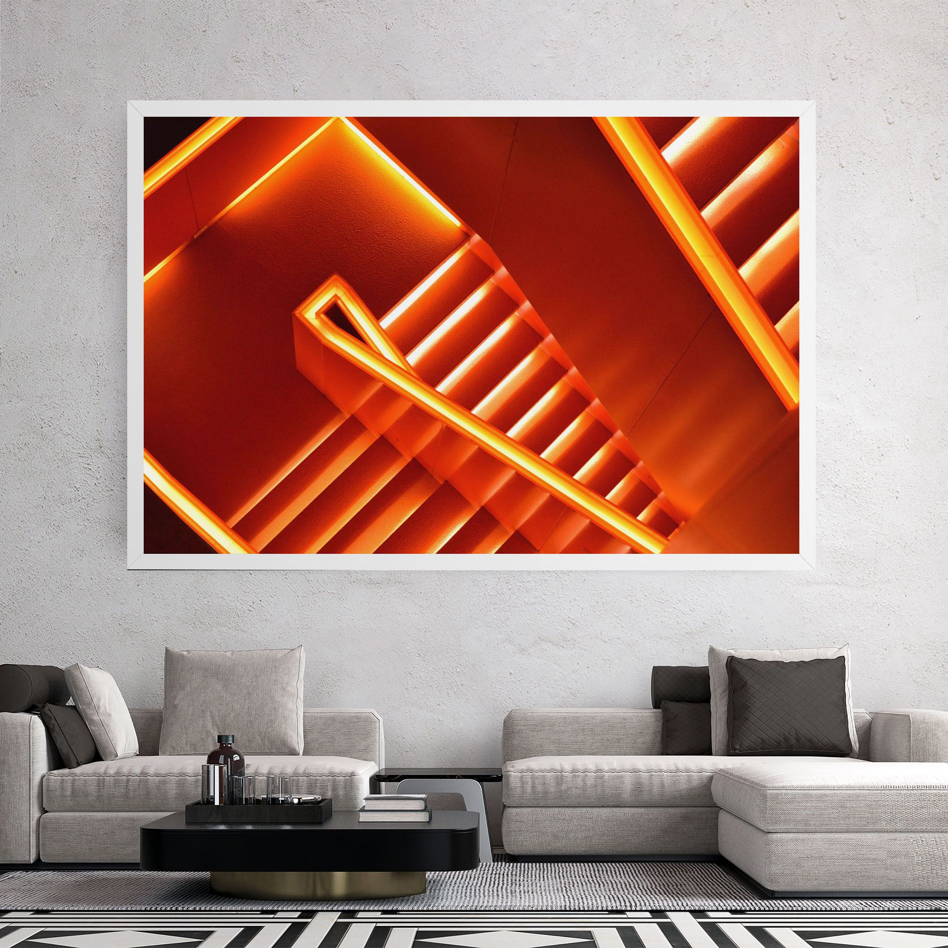 Orange Stairs mockup 2