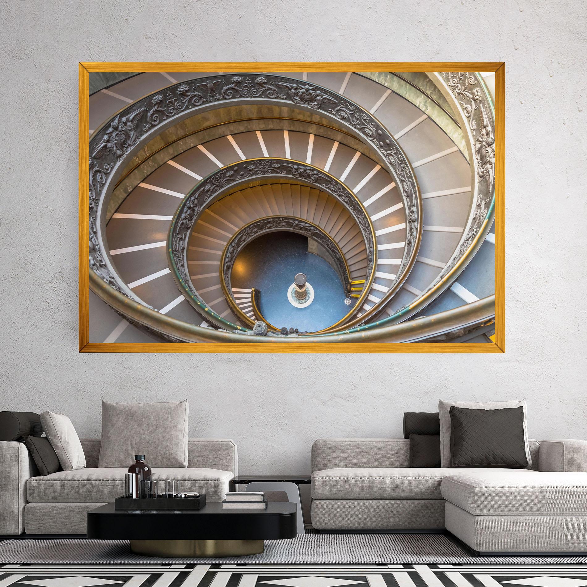 Tablou Canvas Colored Stairs mockup 2