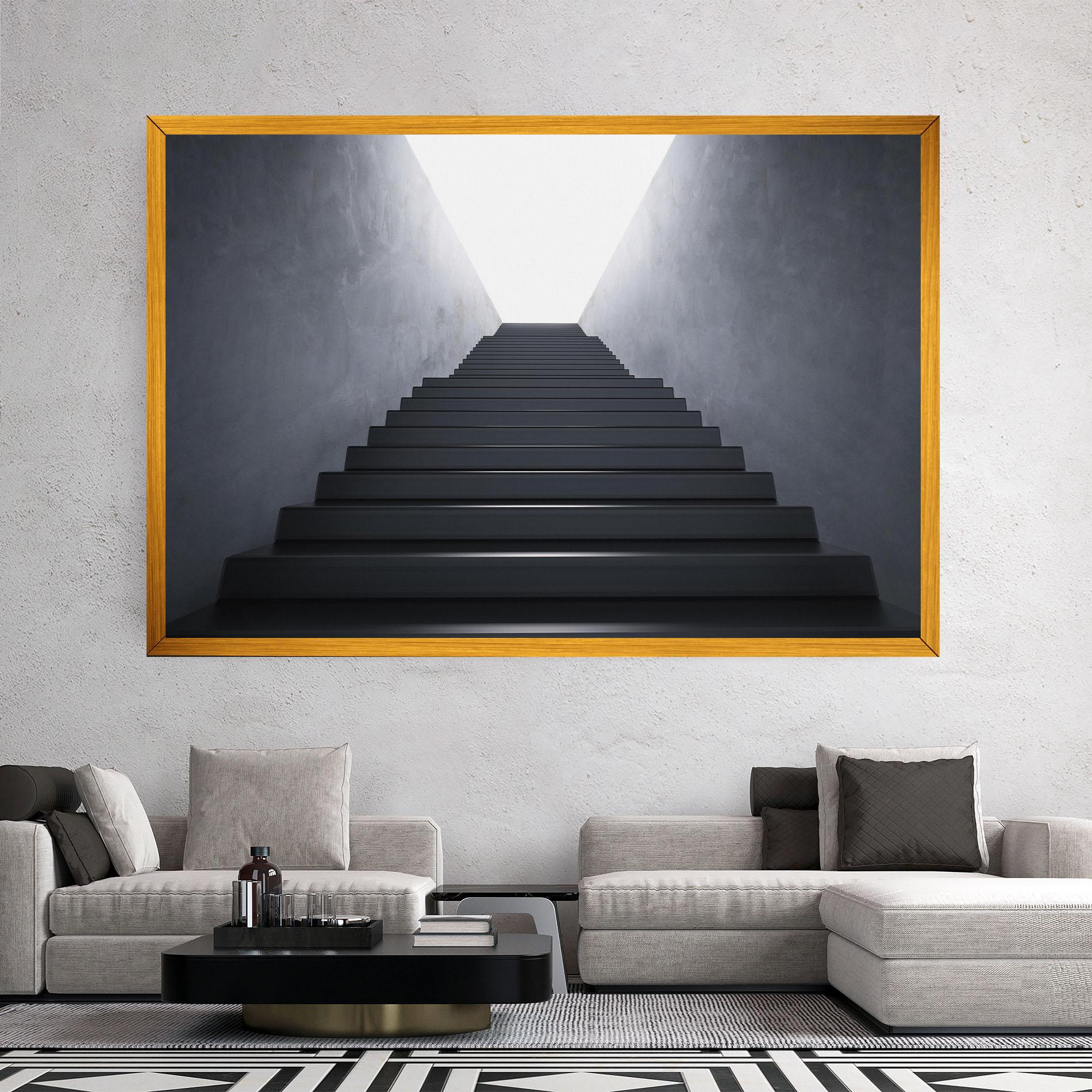Tablou Canvas Empty Staircase mockup 2