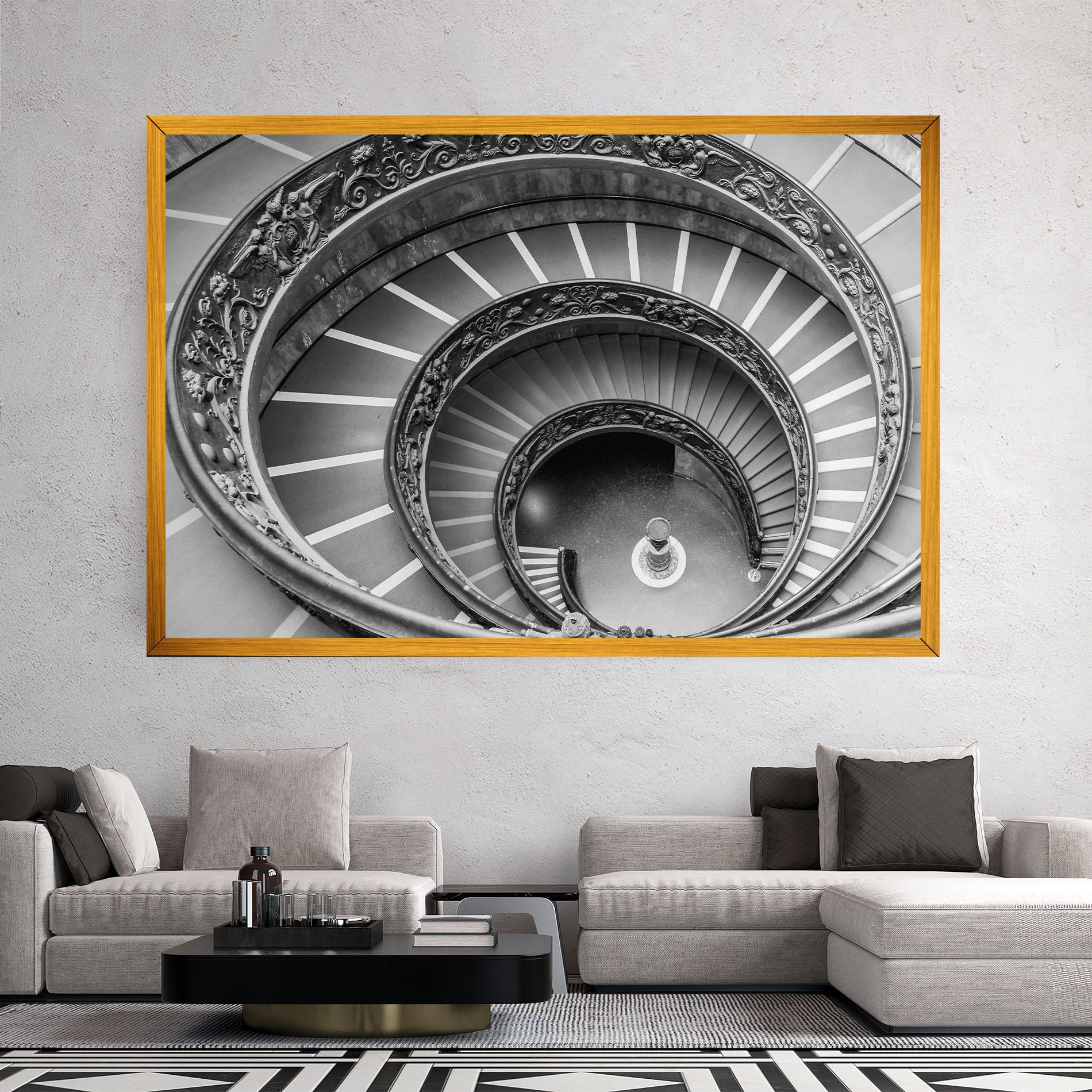 Grey Spiral mockup 2