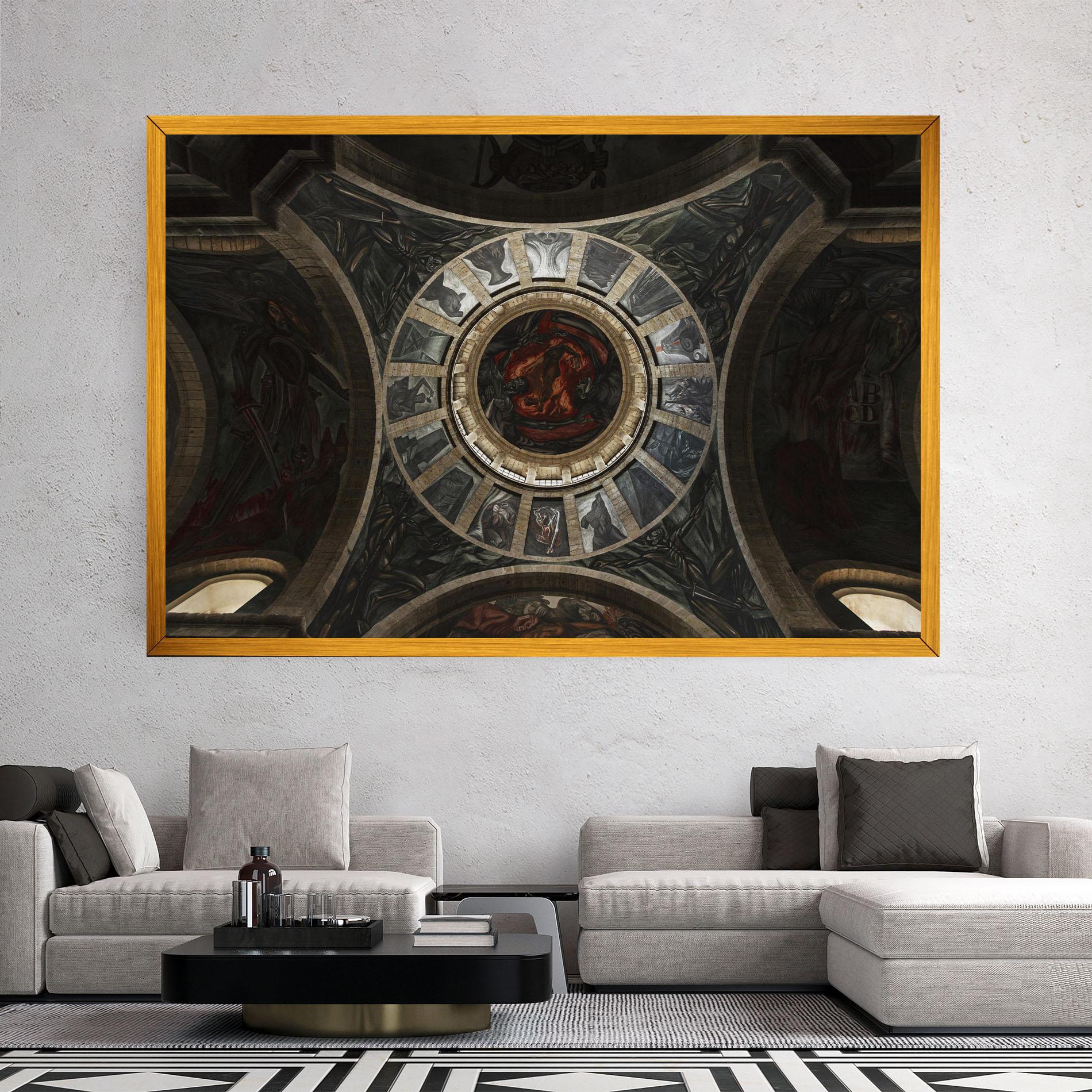 Tablou Canvas Mexico Architecture mockup 2