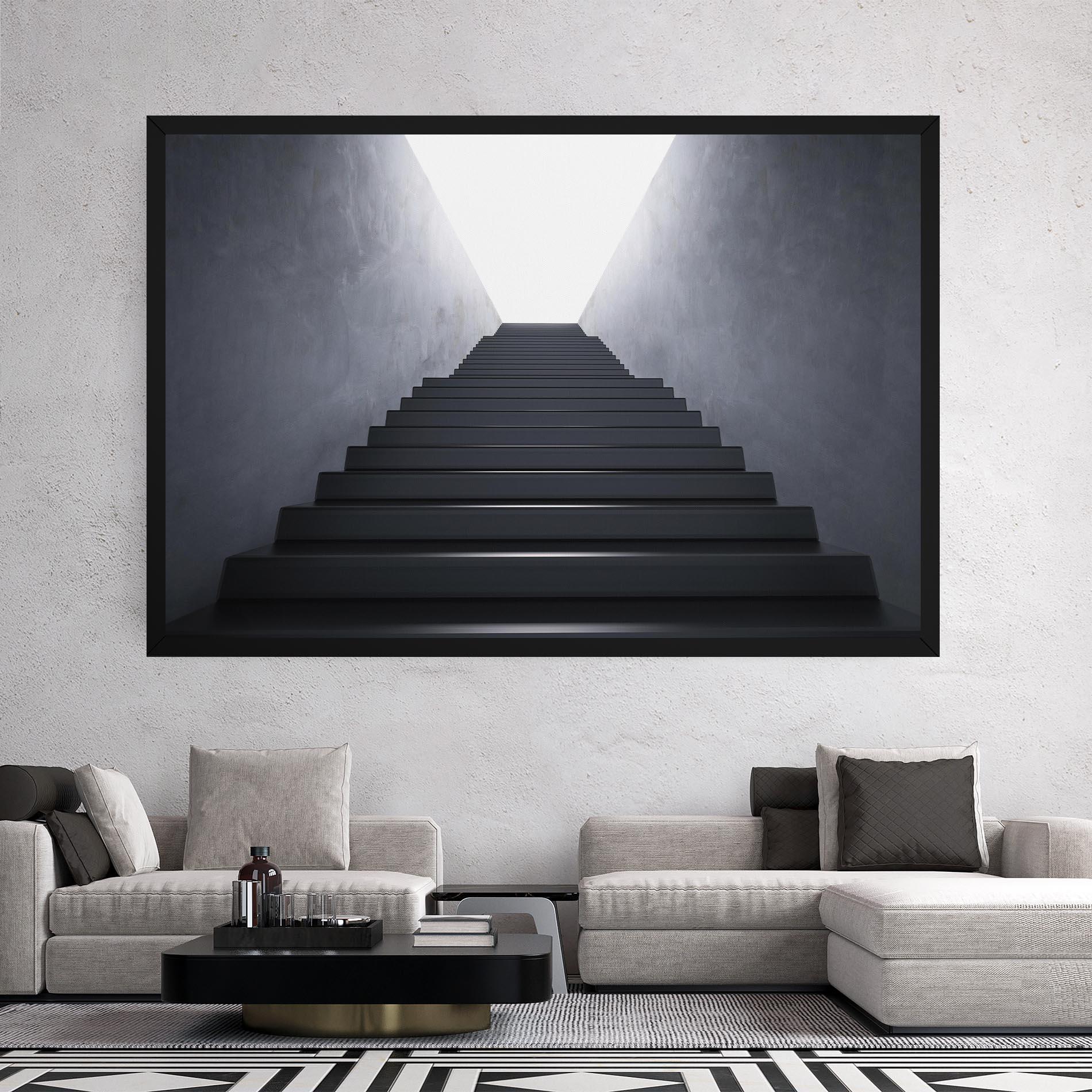 Tablou Canvas Empty Staircase mockup 2