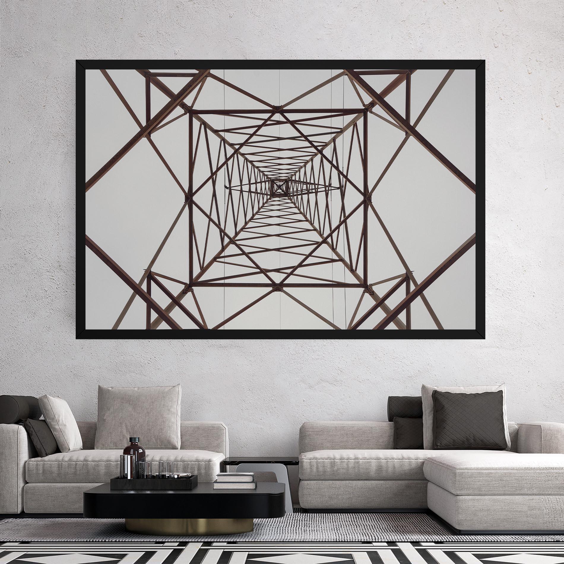 Tablou Canvas Geometric Pillar mockup 2