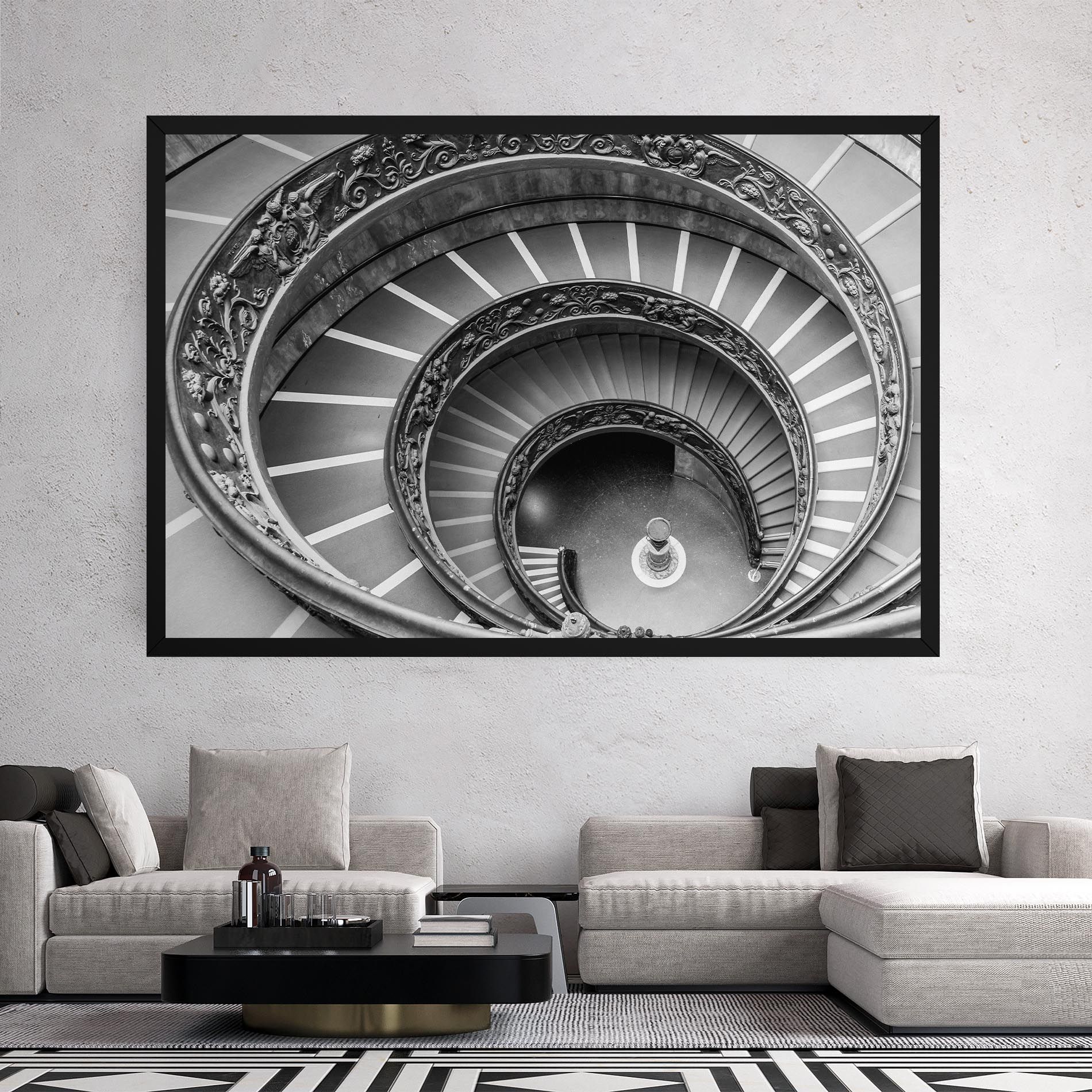 Grey Spiral mockup 2