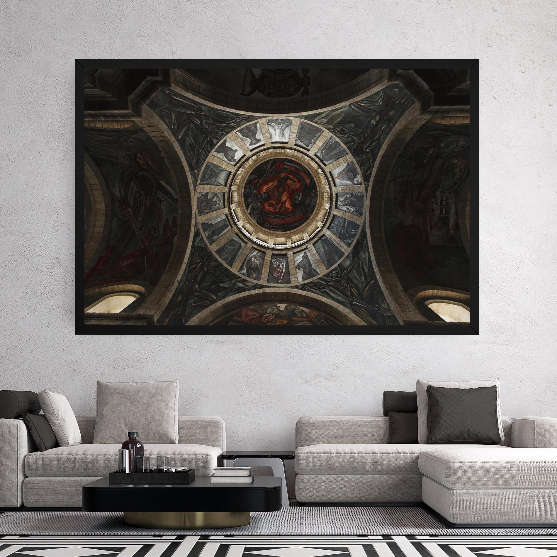 Tablou Canvas Mexico Architecture mockup 2