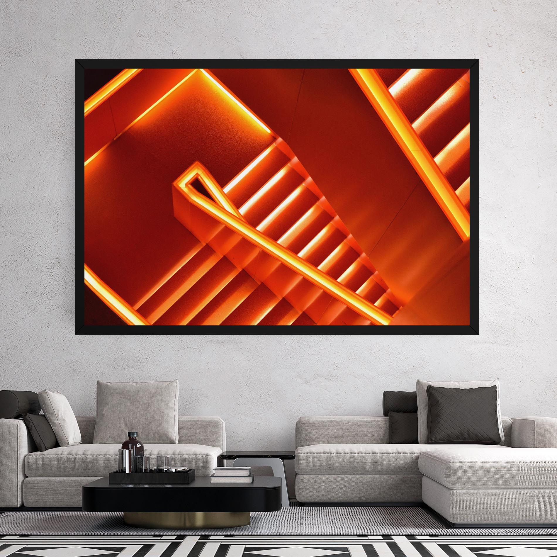 Orange Stairs mockup 2