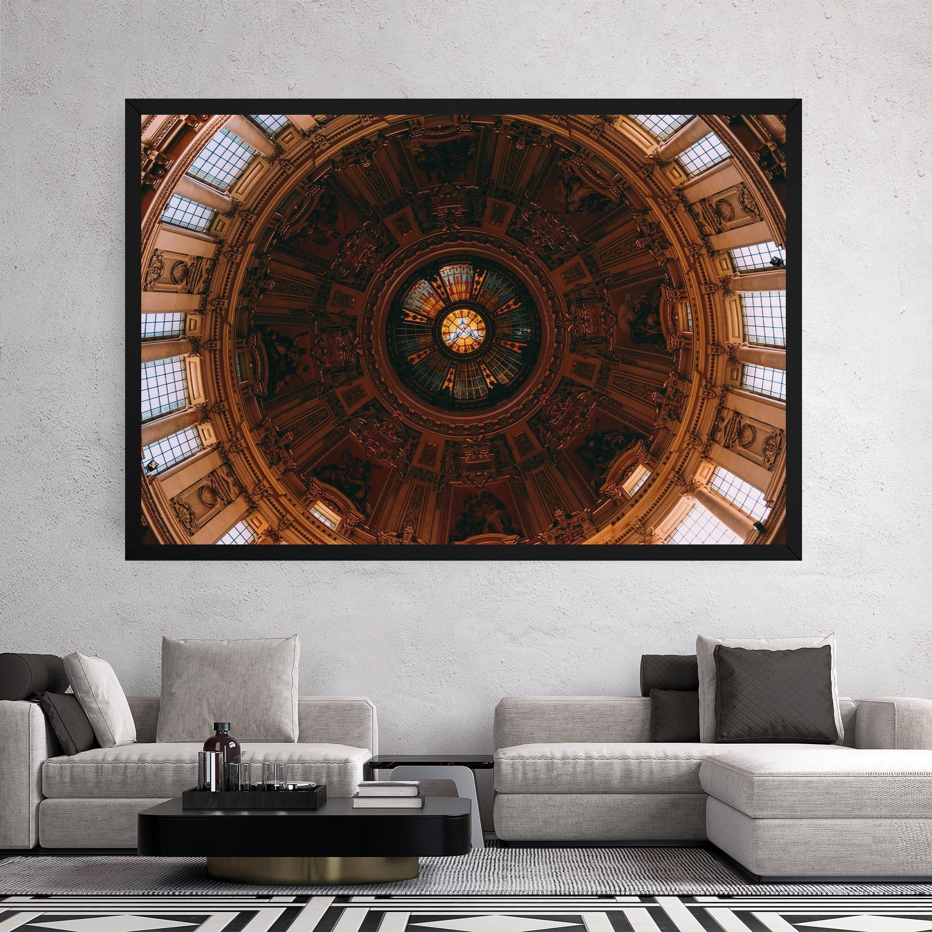 Tablou Canvas Painted Ceiling mockup 2