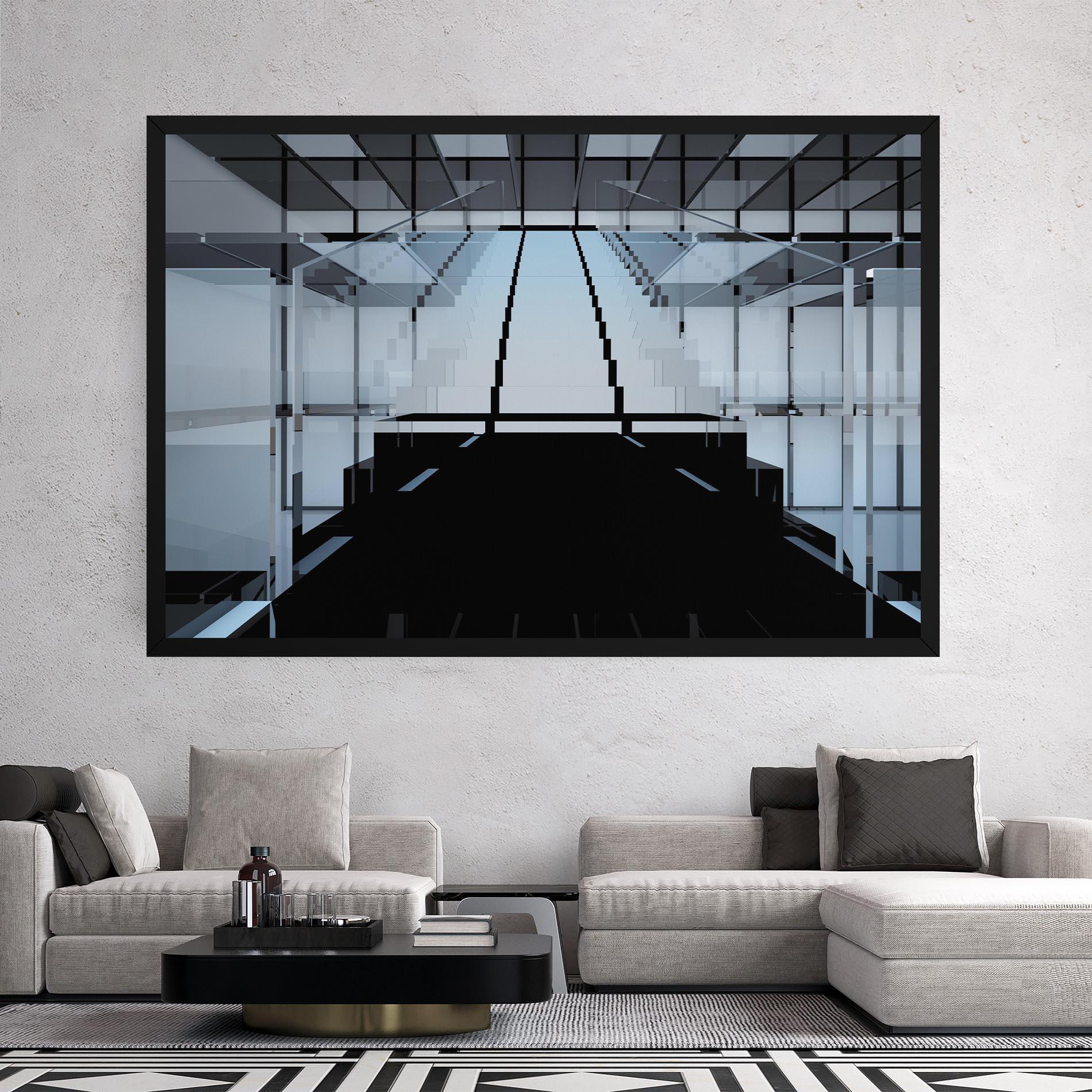 Tablou Canvas Space With Window mockup 2