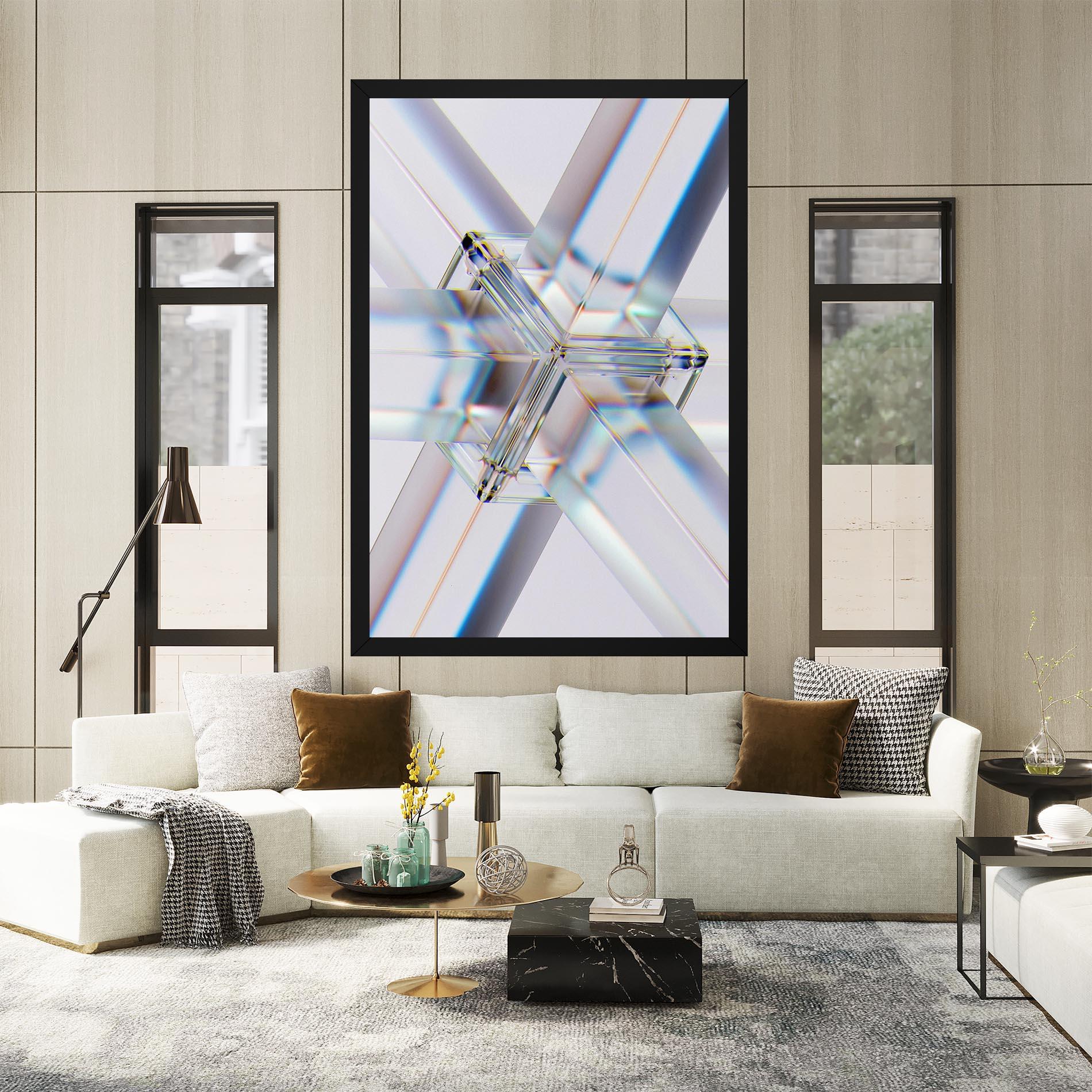 Tablou Canvas Glass Shape mockup 2